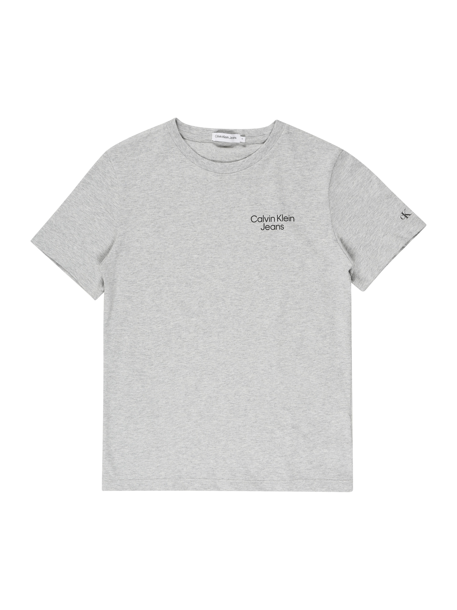 Calvin Klein Jeans Majica  pegasto siva / črna