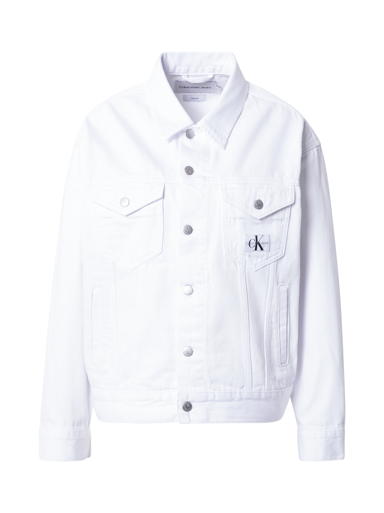 Calvin Klein Jeans Prehodna jakna  črna / bela