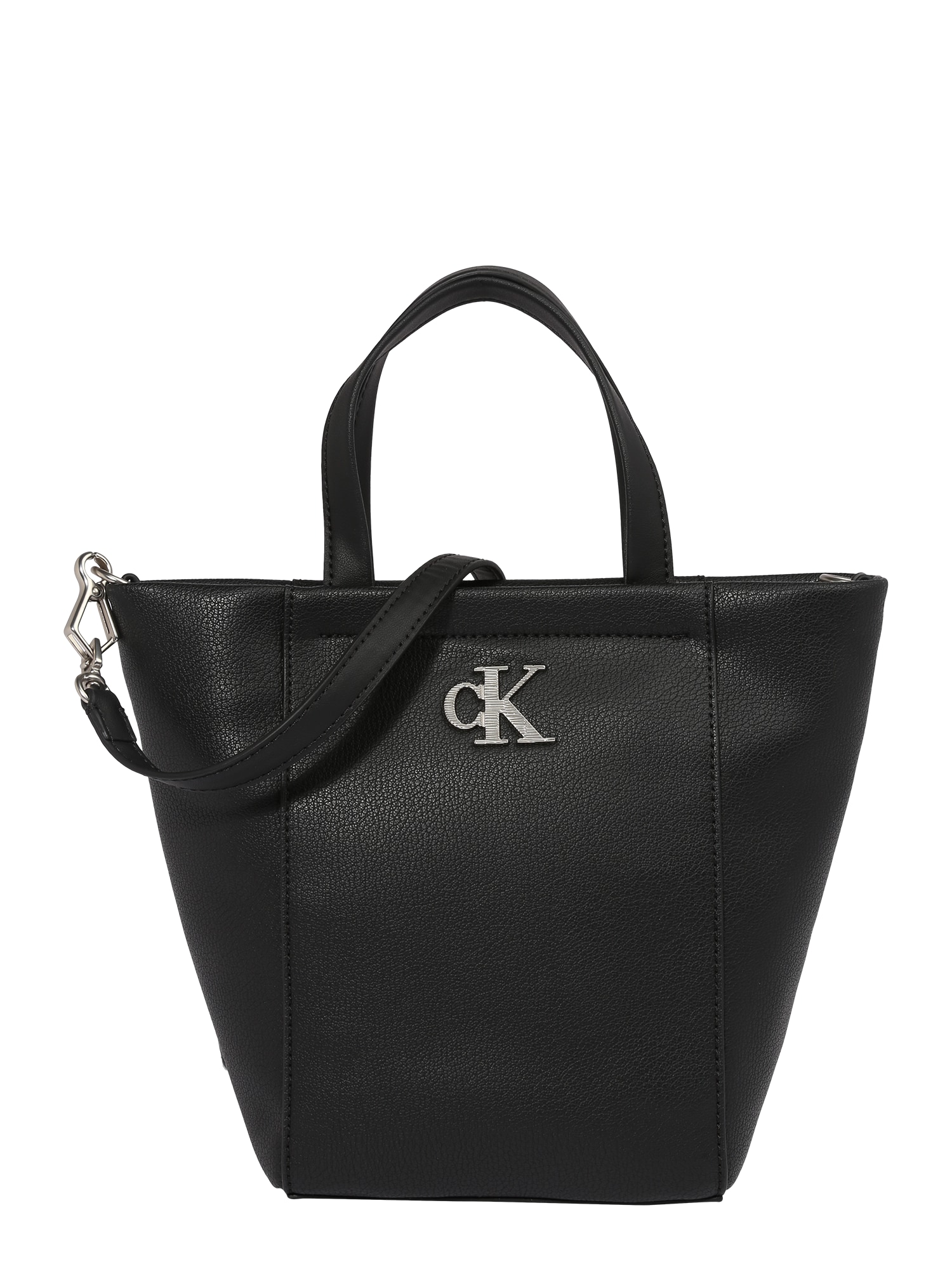 Calvin Klein Jeans Ročna torbica  črna / bela
