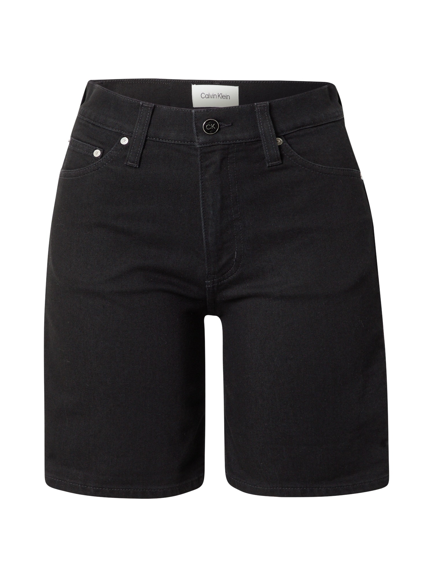 Calvin Klein Kavbojke  črn denim