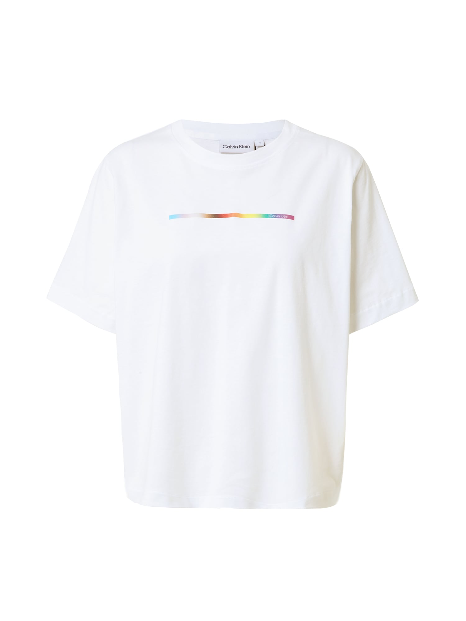 Calvin Klein Majica 'PRIDE'  bela