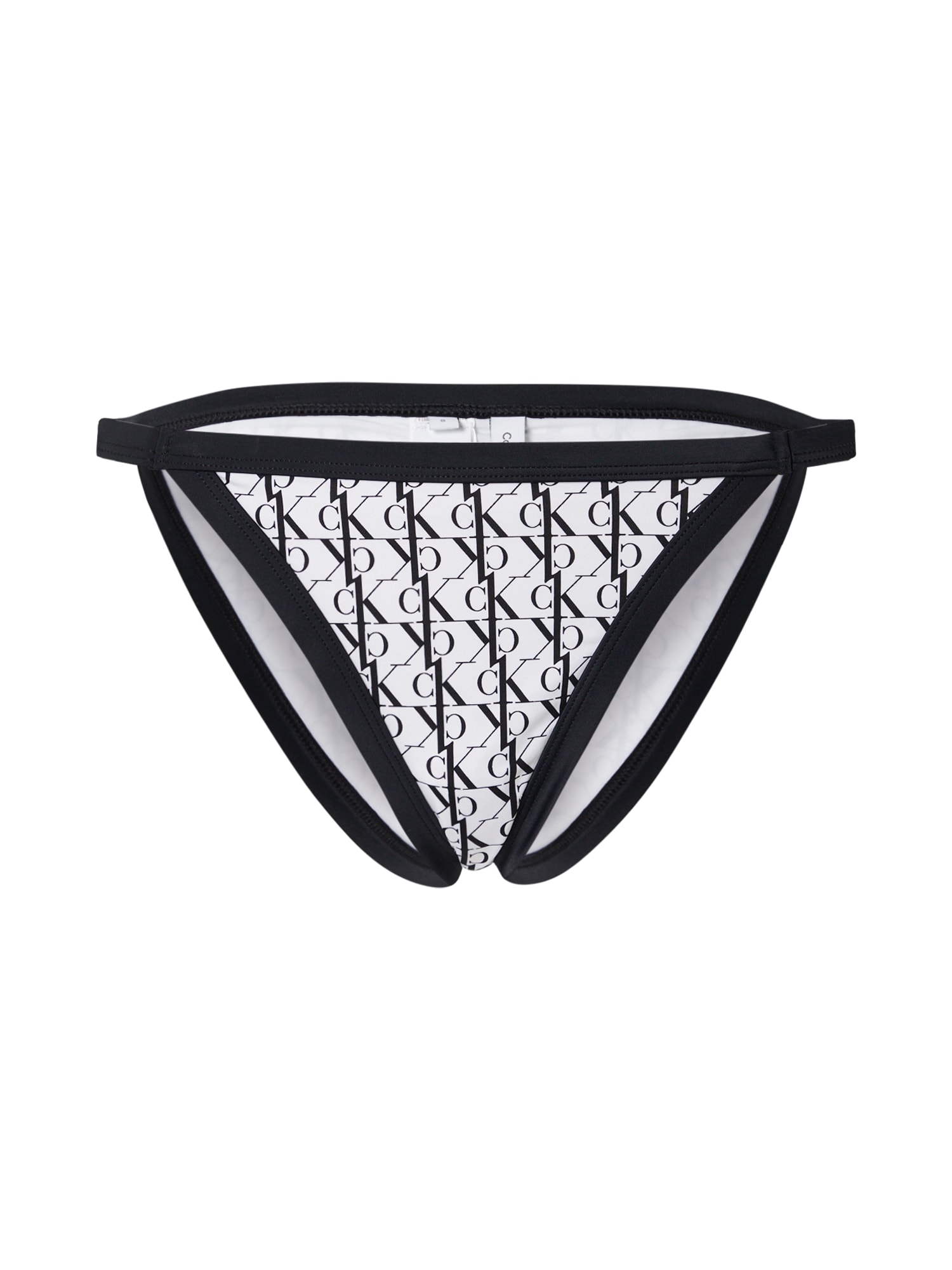 Calvin Klein Swimwear Bikini hlačke  nočno modra / bela