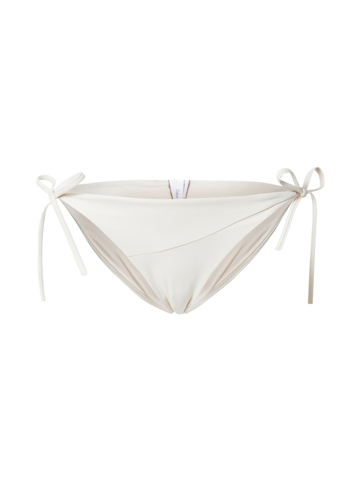 Calvin Klein Swimwear Bikini hlačke  svetlo bež / srebrna