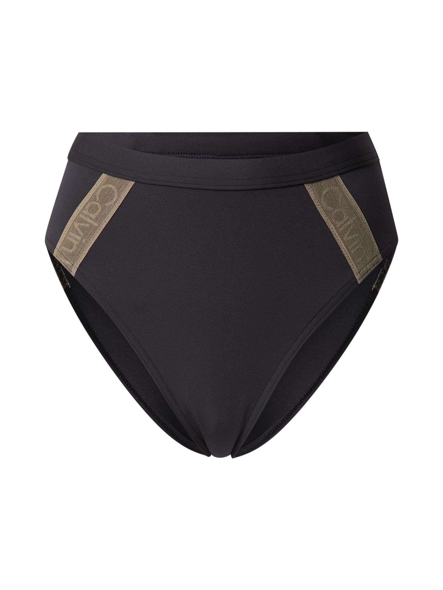 Calvin Klein Swimwear Bikini hlačke  svetlo rjava / črna