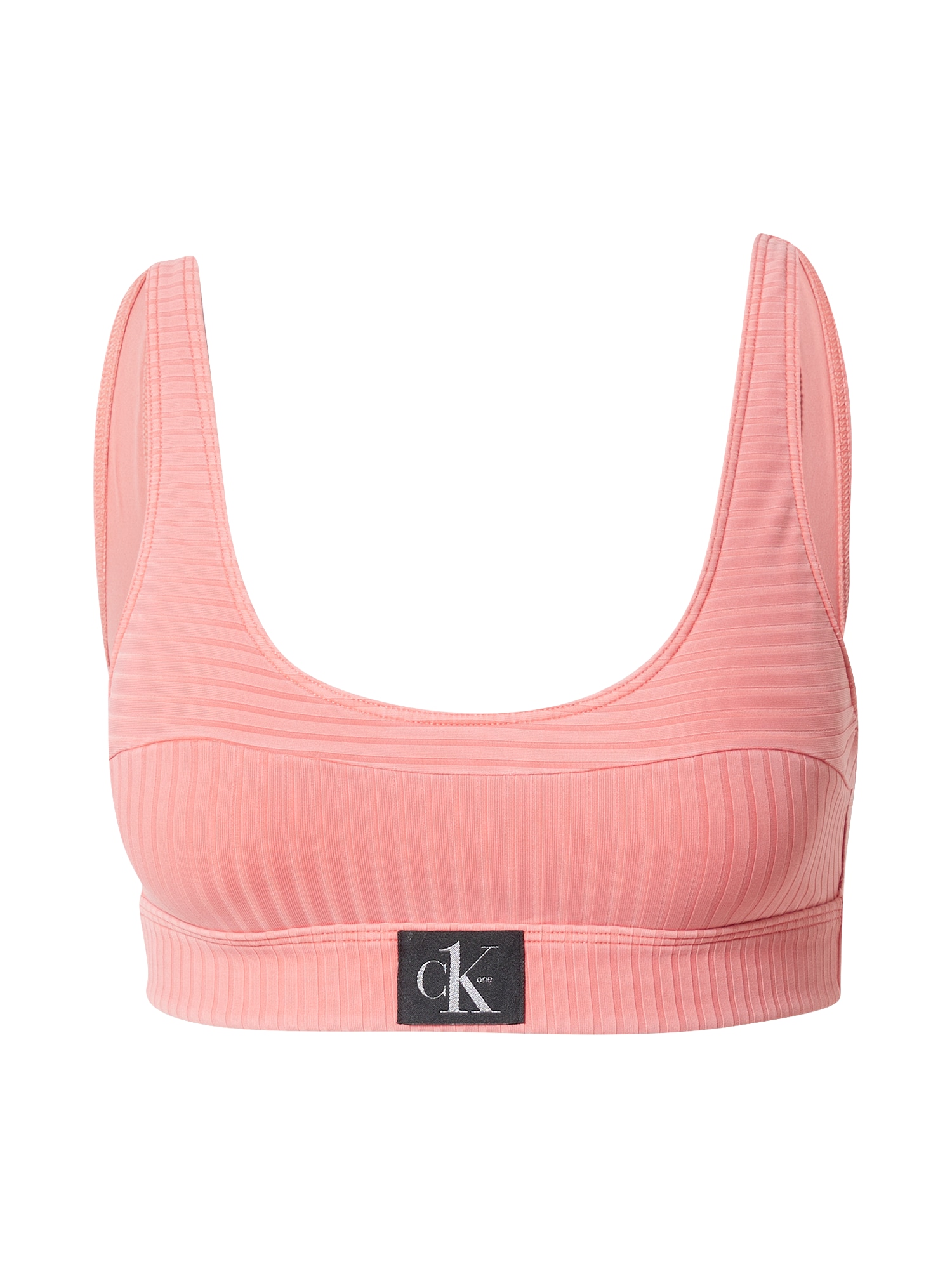Calvin Klein Swimwear Bikini zgornji del  losos / črna / bela