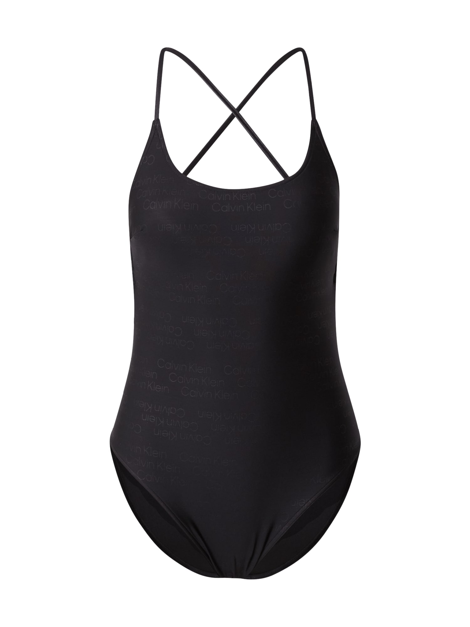 Calvin Klein Swimwear Enodelne kopalke  črna