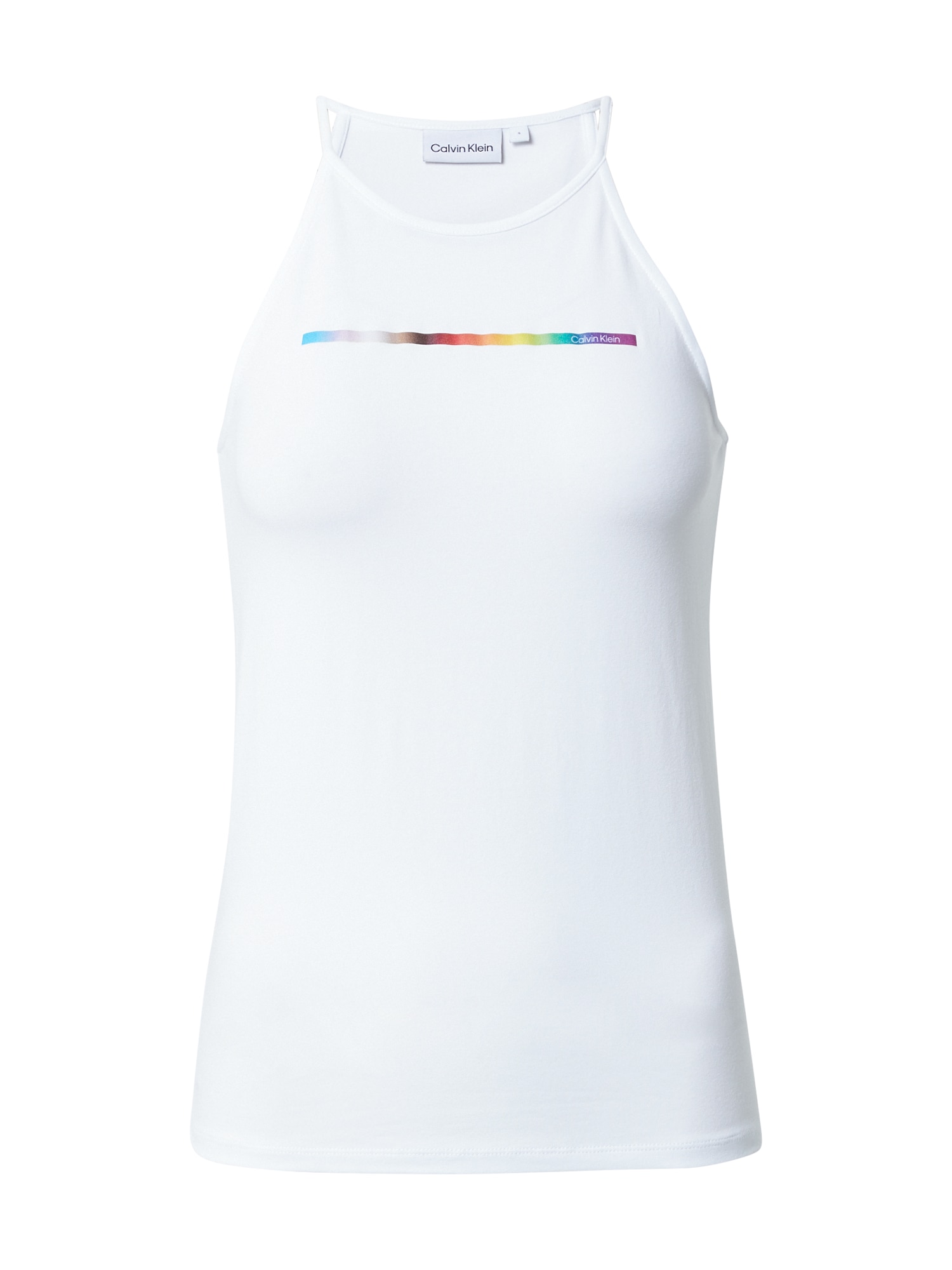 Calvin Klein Top  turkizna / temno rjava / majnica / jagoda / bela