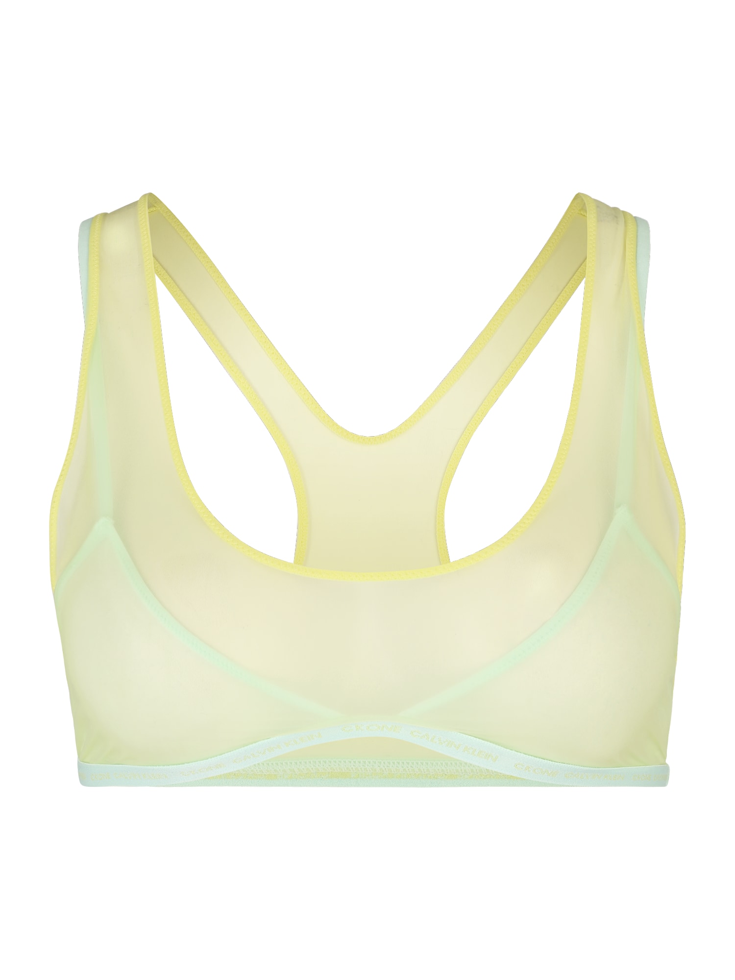 Calvin Klein Underwear Nedrček 'Pride'  svetlo modra / neonsko rumena