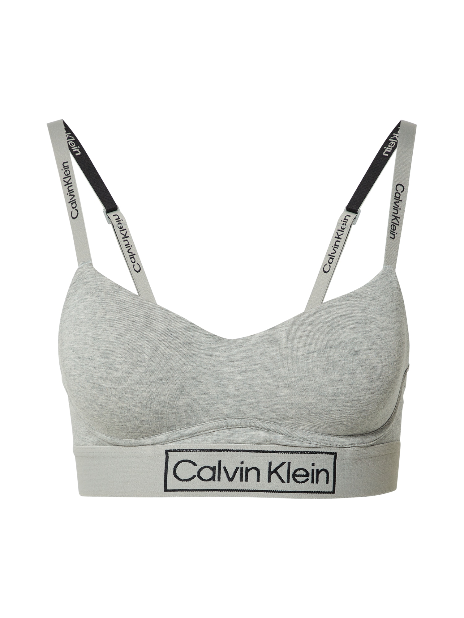 Calvin Klein Underwear Nedrček  siva / črna