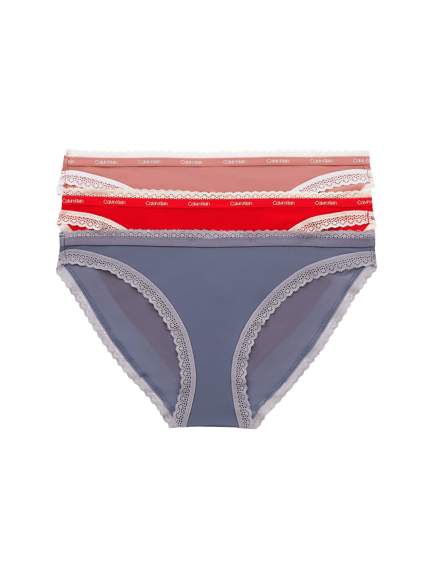 Calvin Klein Underwear Spodnje hlačke  kremna / majnica / breskev / svetlo rdeča