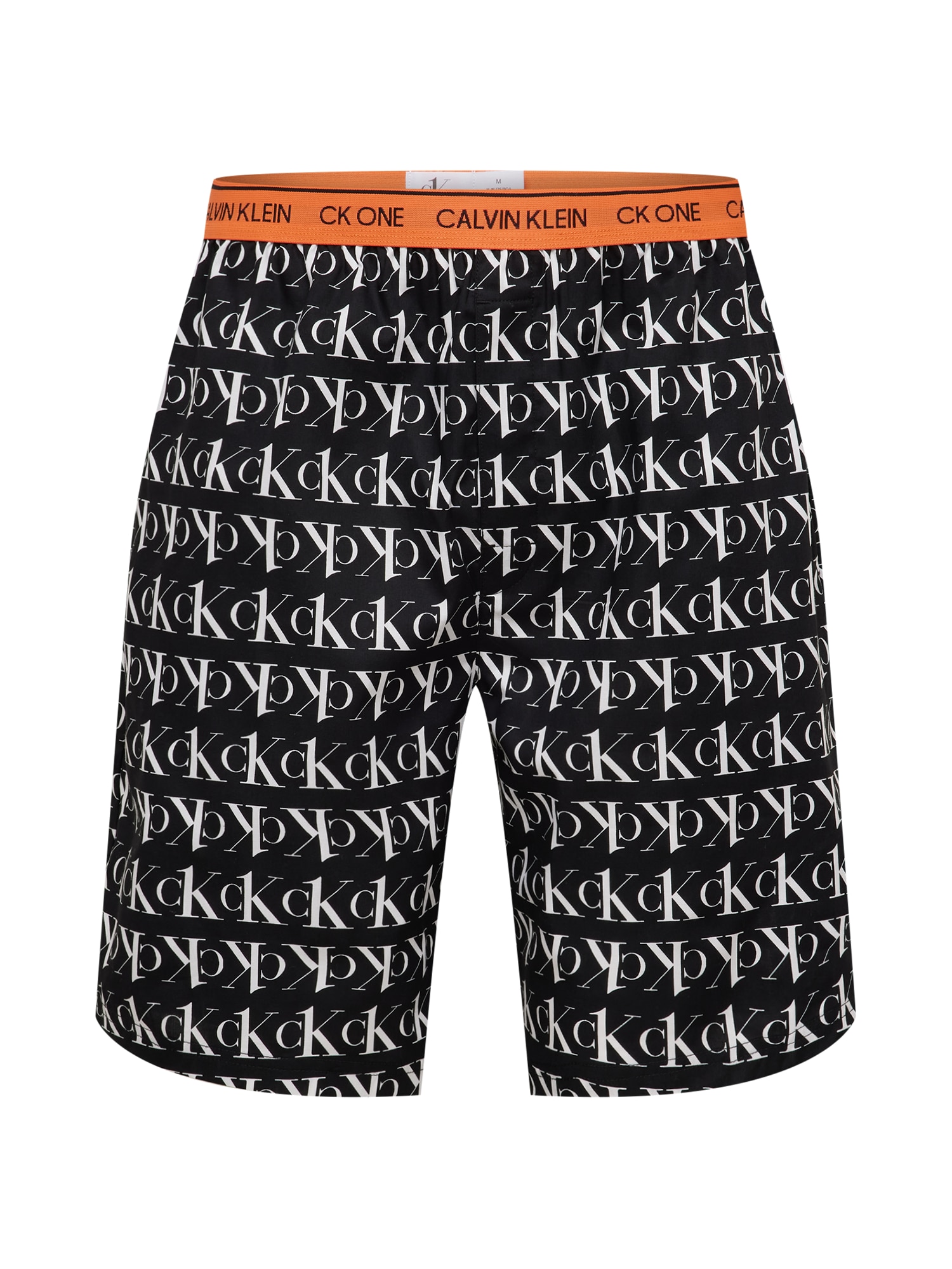 Calvin Klein Underwear Spodnji del pižame  oranžna / črna / bela