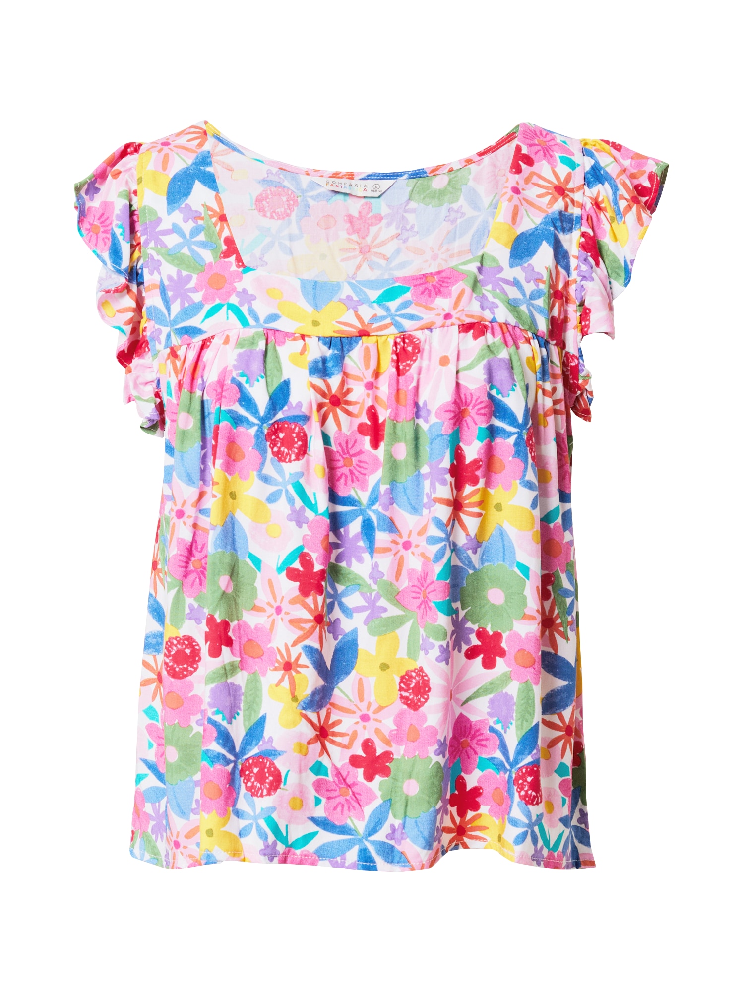 Compania Fantastica Bluza  nebeško modra / apno / svetlo roza / svetlo rdeča / bela