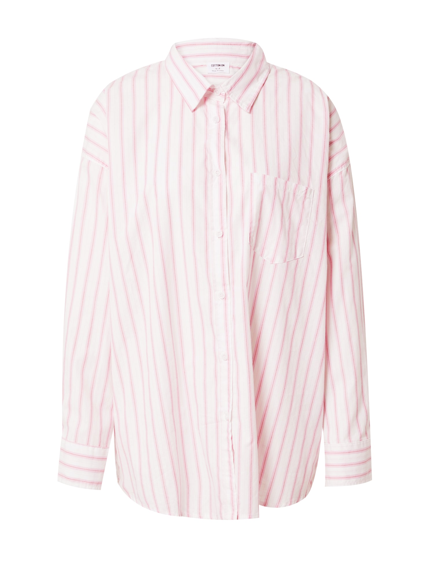 Cotton On Bluza  pastelno roza / bela