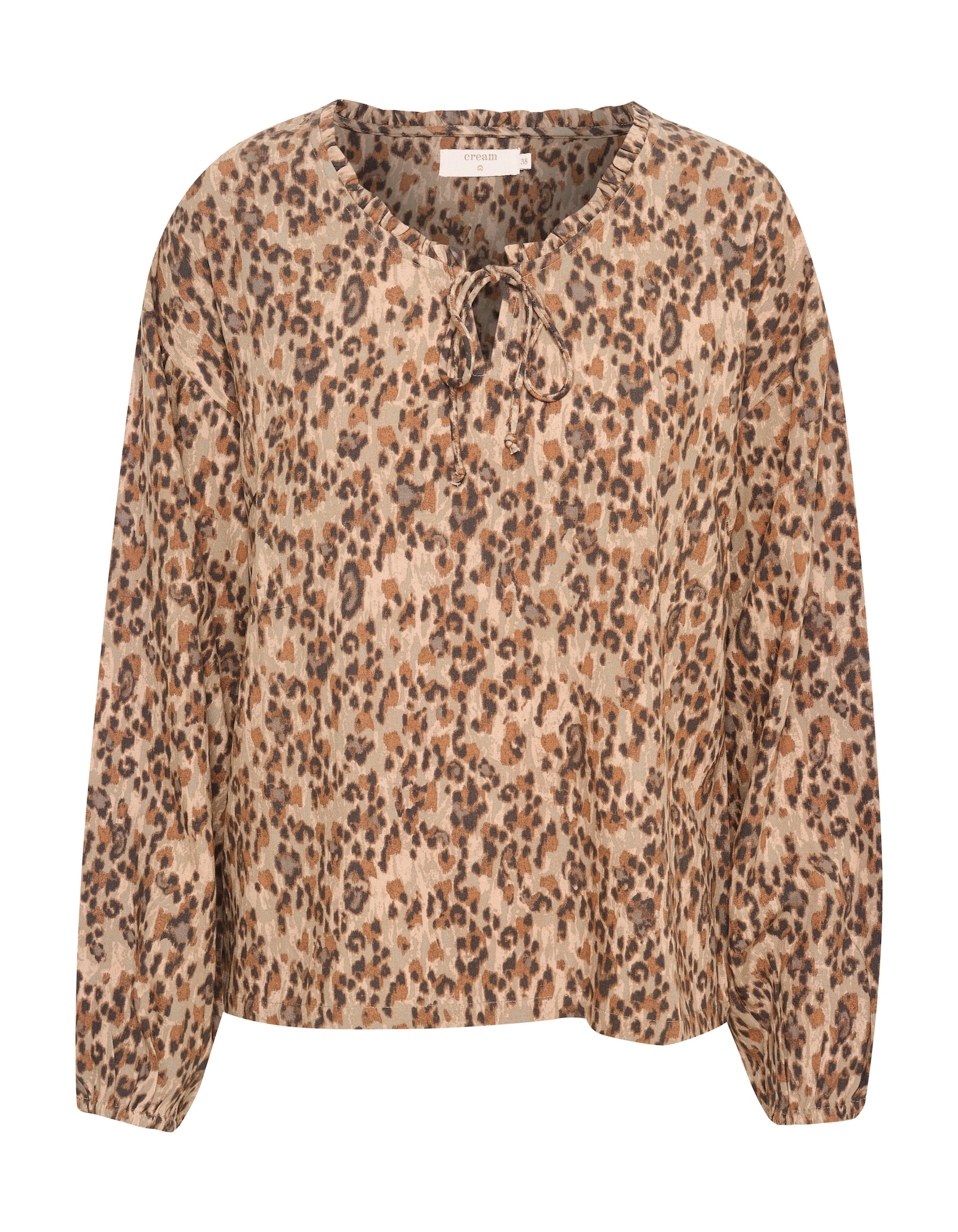 Cream Bluza 'Vimma'  temno bež / rjava / konjak / temno rjava