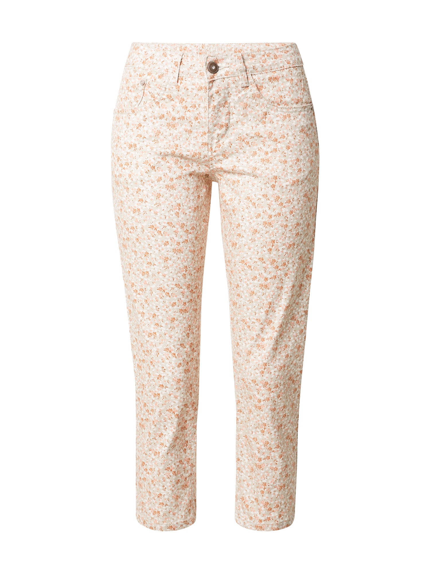 Cream Hlače 'LOTTE'  rjava / rjasto rjava / kapučino / bela