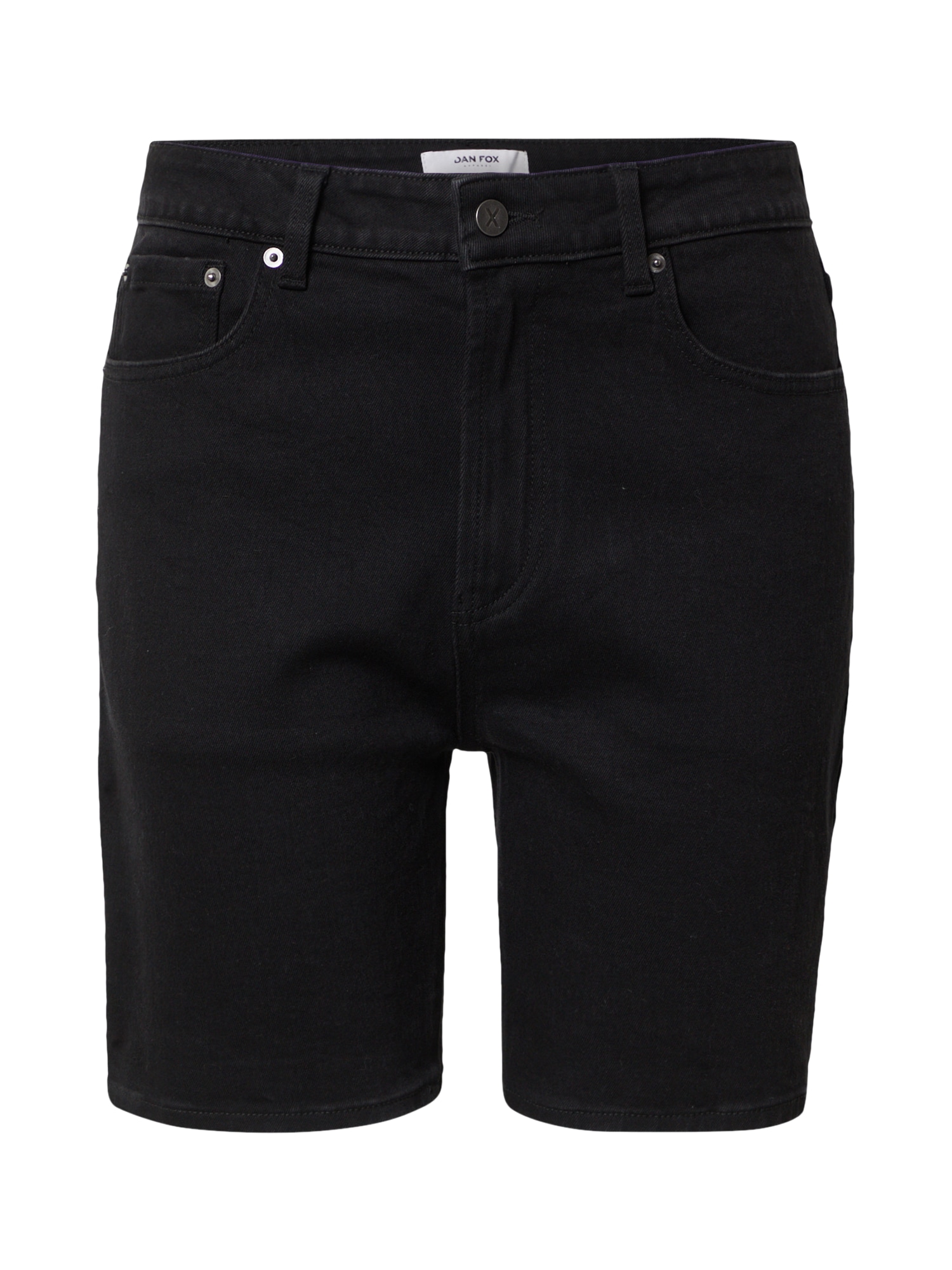 DAN FOX APPAREL Kavbojke 'Gino'  črn denim