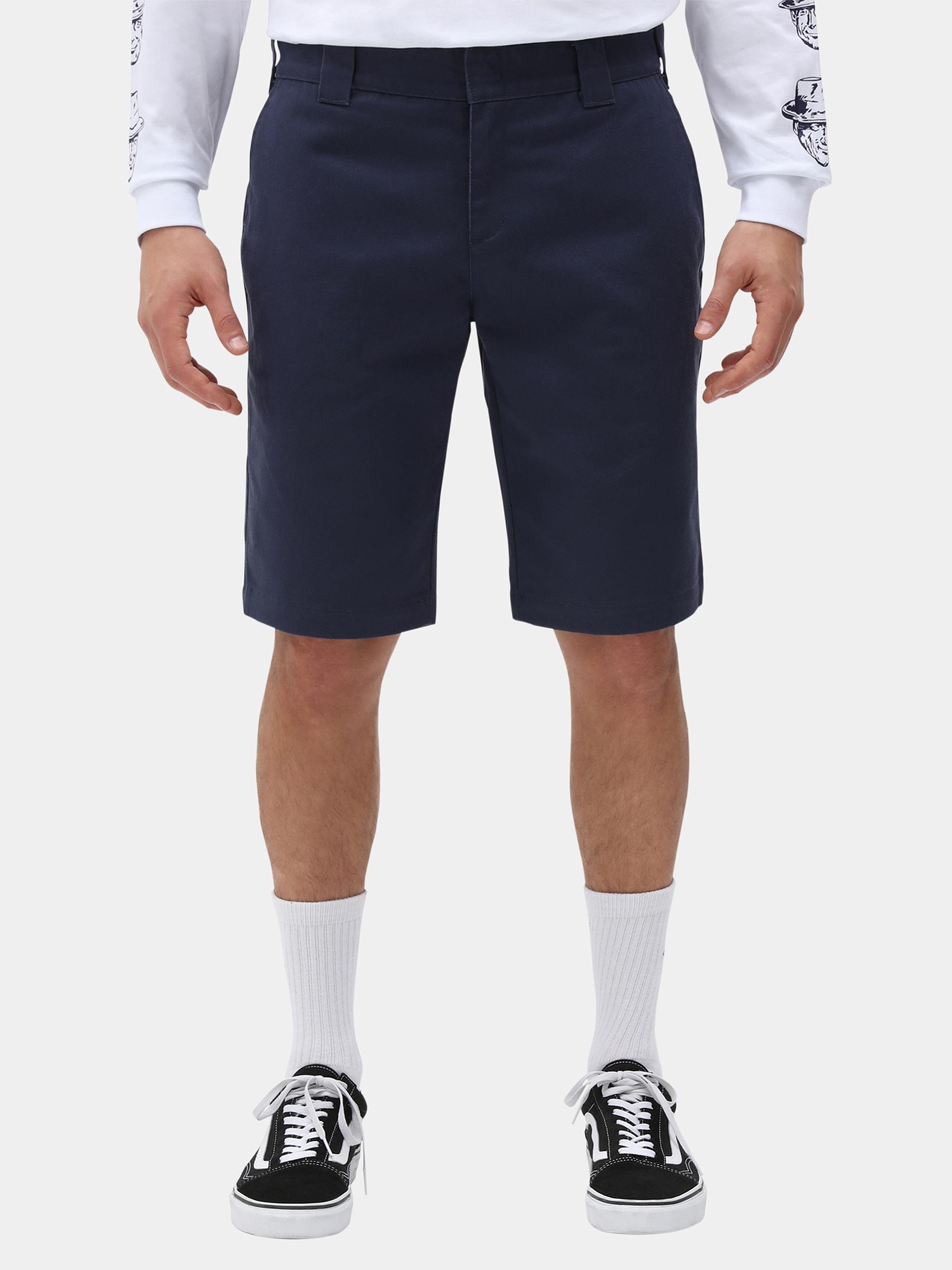 DICKIES Hlače na rob  modra / marine