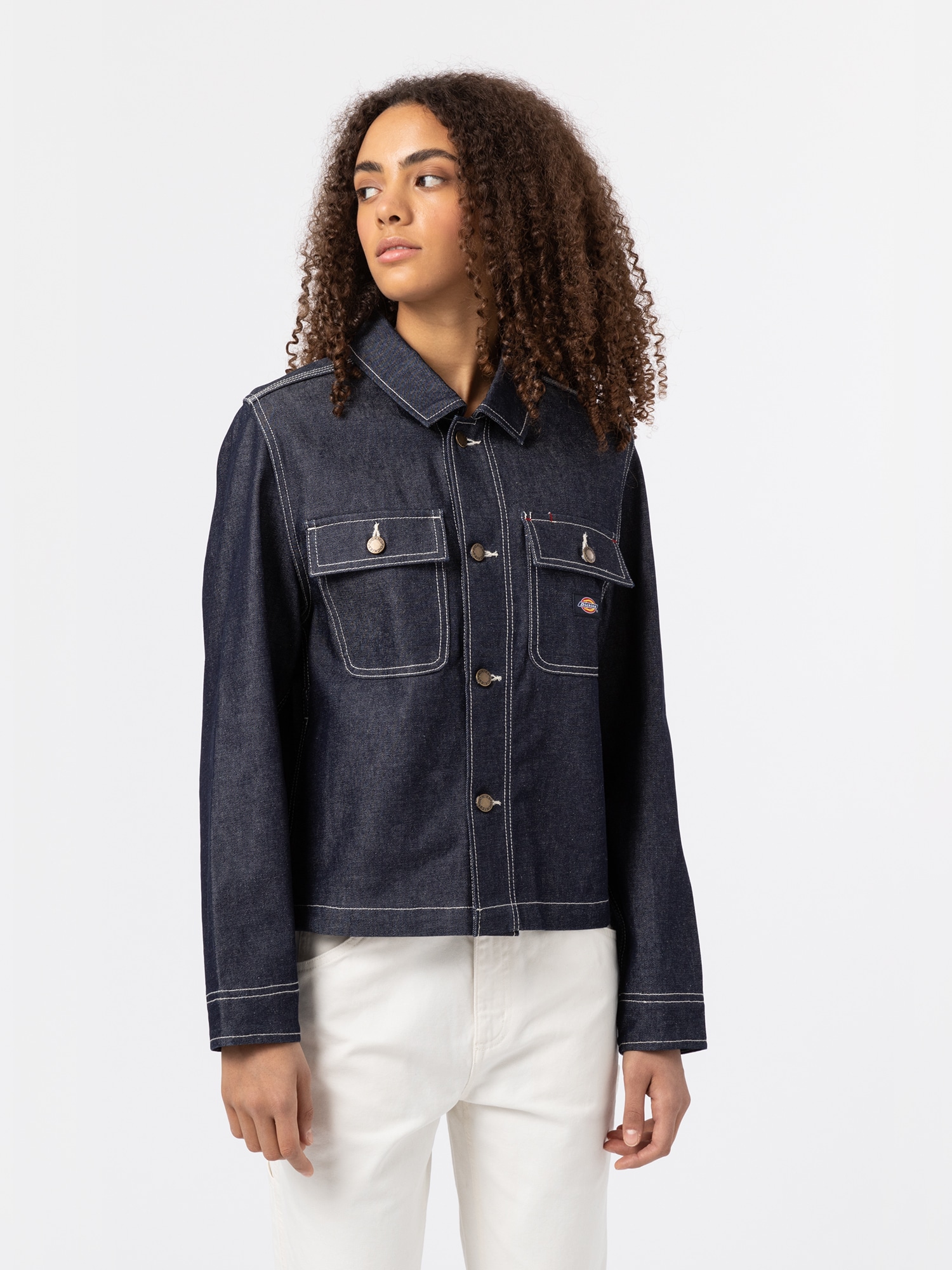 DICKIES Prehodna jakna  temno modra