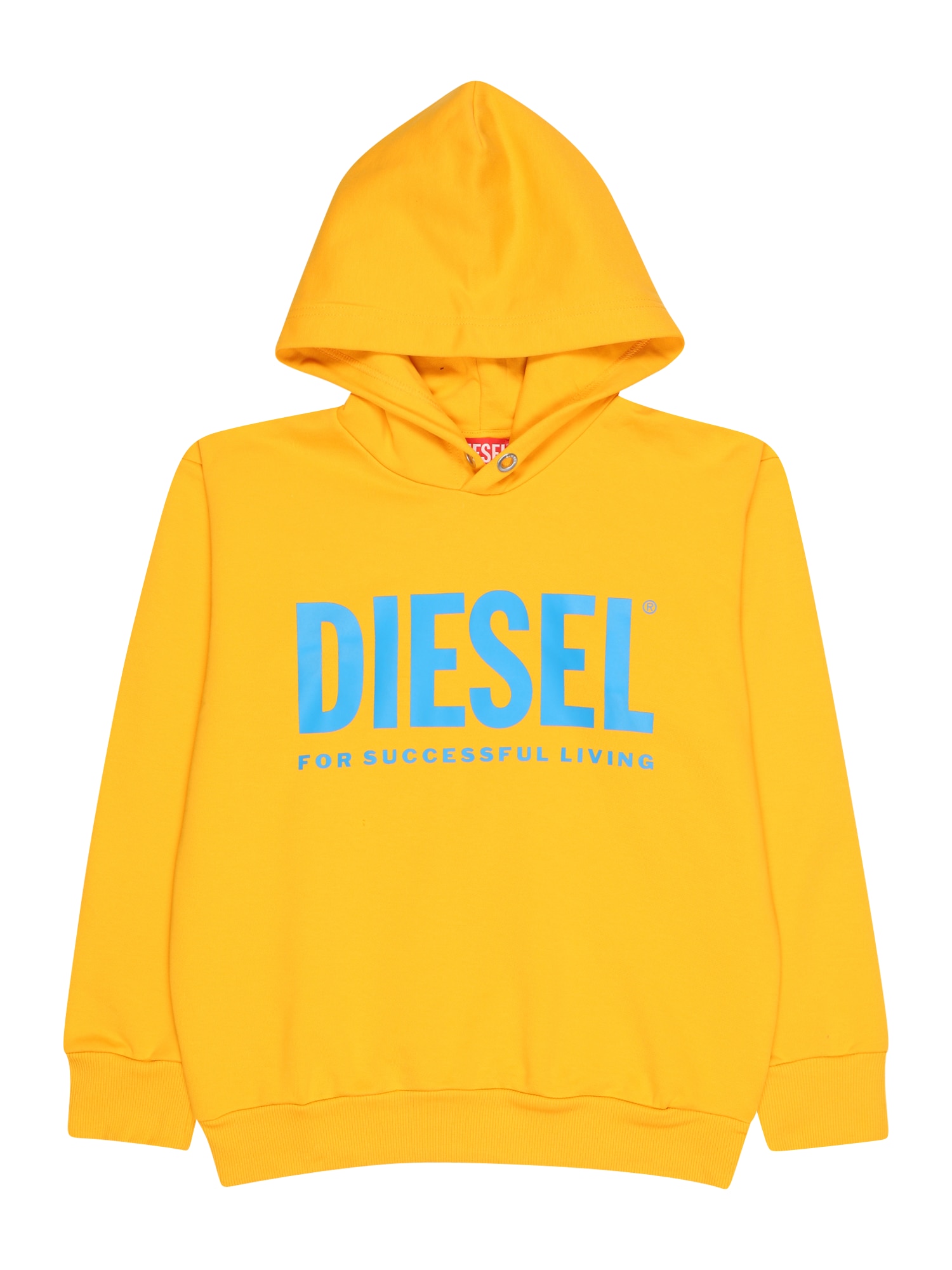 DIESEL Majica 'DIVISION'  nebeško modra / zlato-rumena