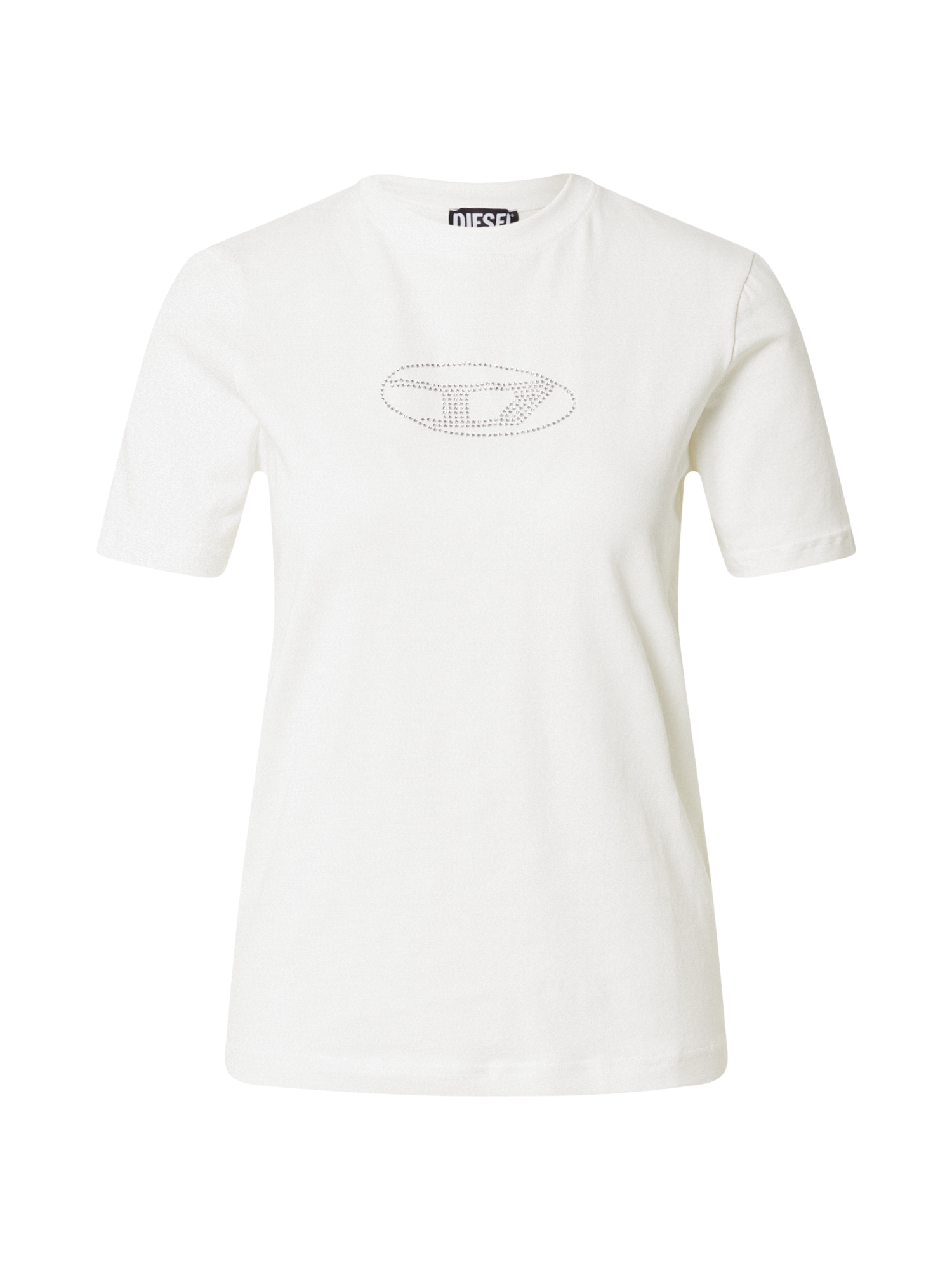 DIESEL Majica  transparentna / bela
