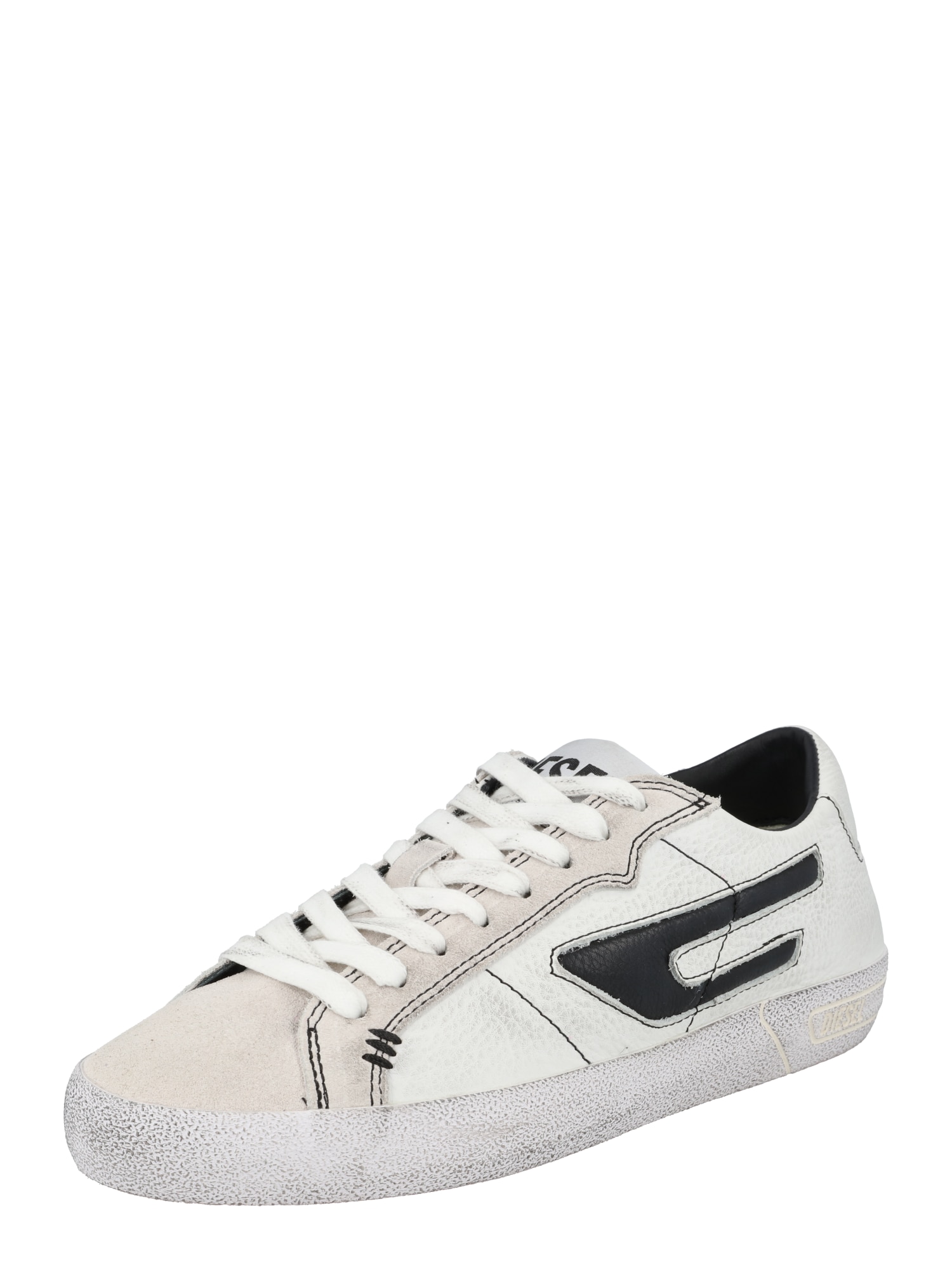 DIESEL Nizke superge 'S-Leroji Low'  črna / bela