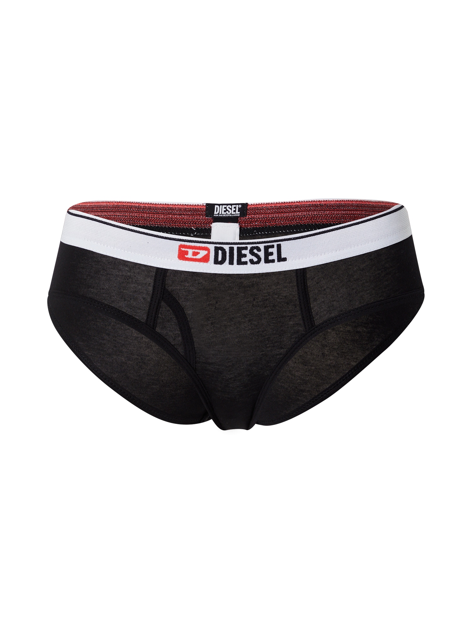 DIESEL Spodnje hlačke  rdeča / črna / bela