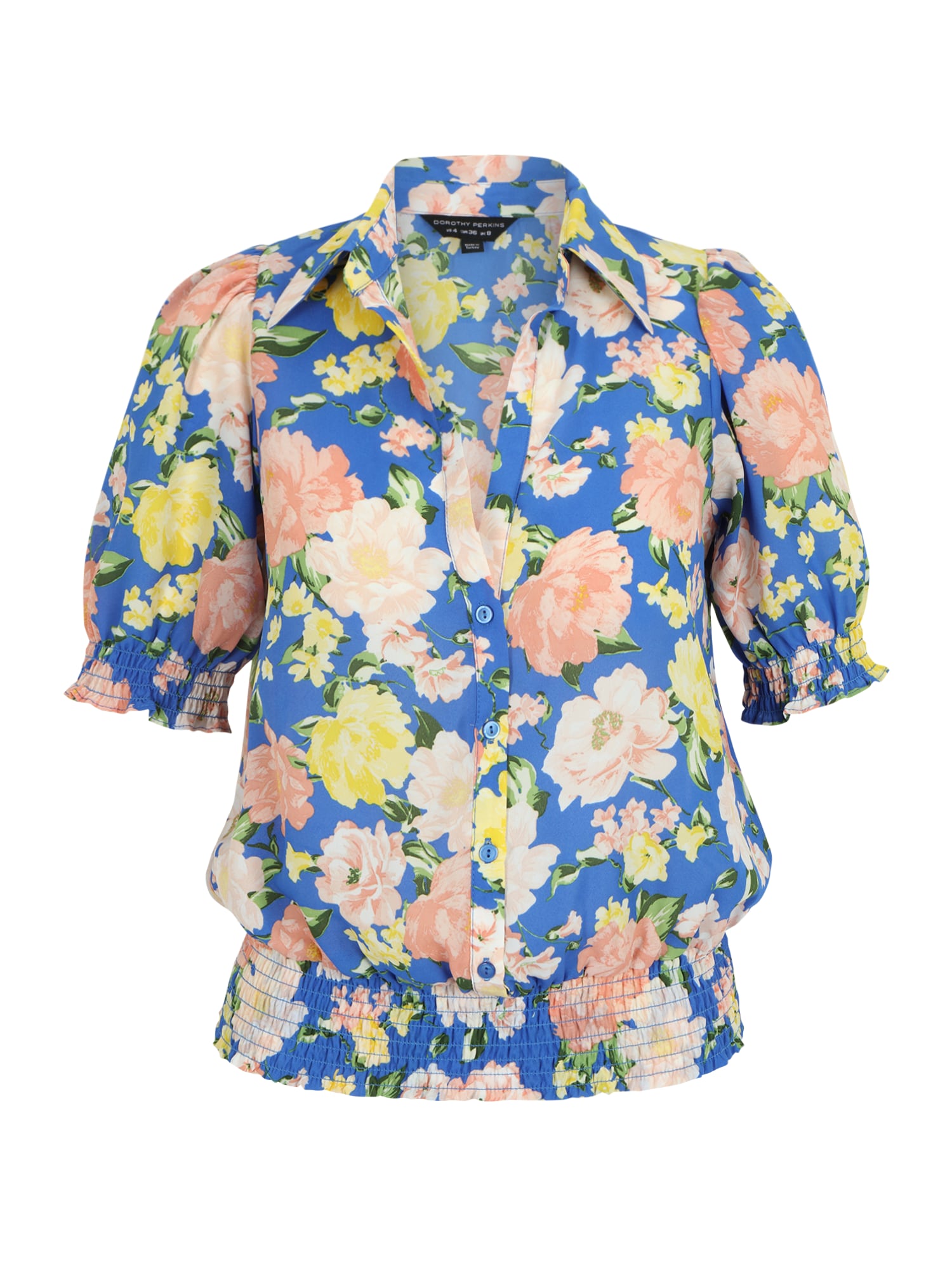 Dorothy Perkins Bluza  modra / rumena / svetlo oranžna / roza
