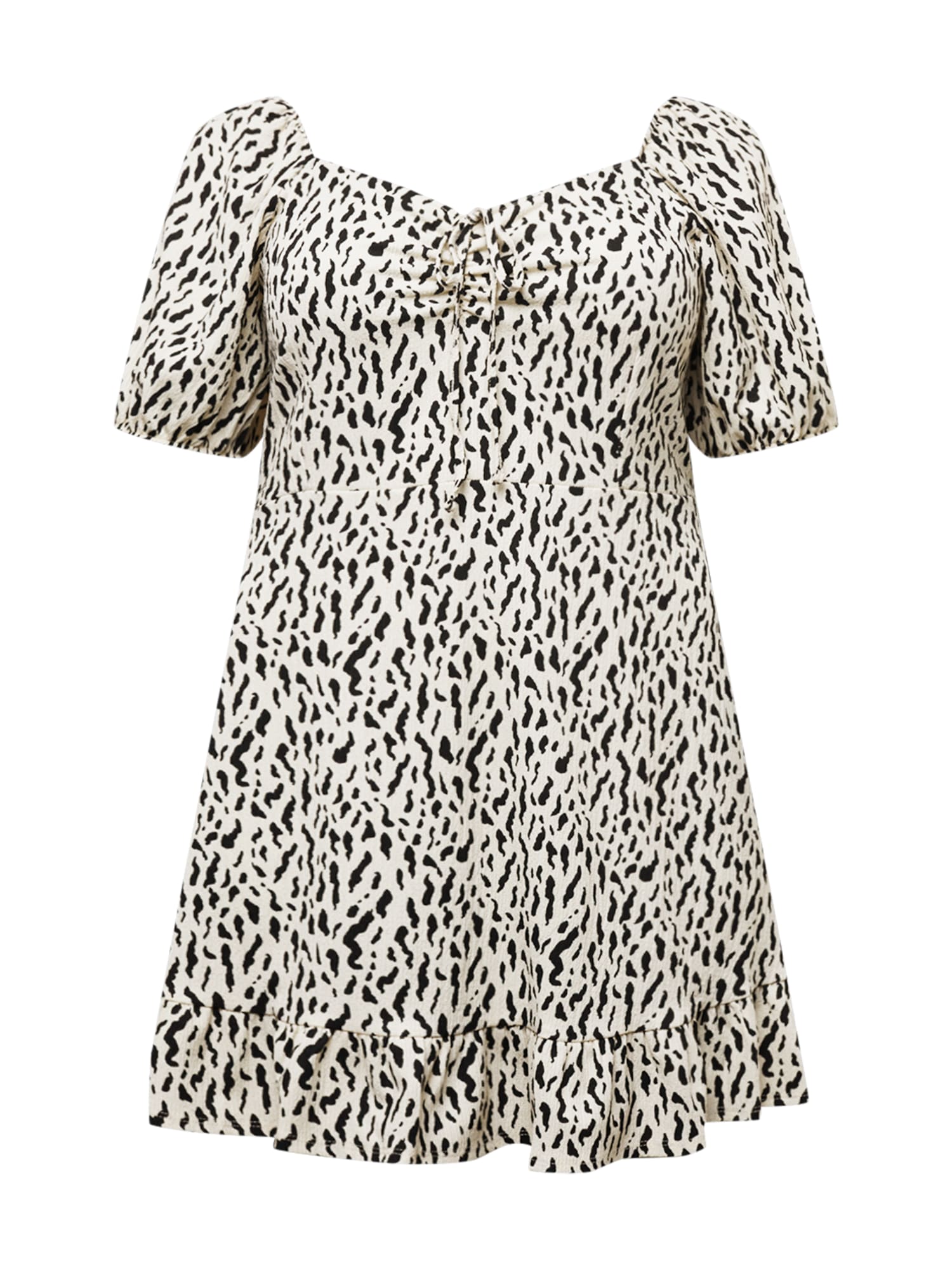 Dorothy Perkins Curve Obleka  kremna / črna