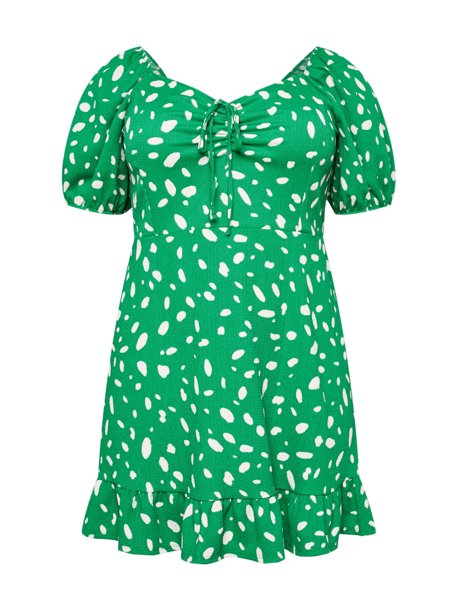 Dorothy Perkins Curve Obleka  zelena / bela
