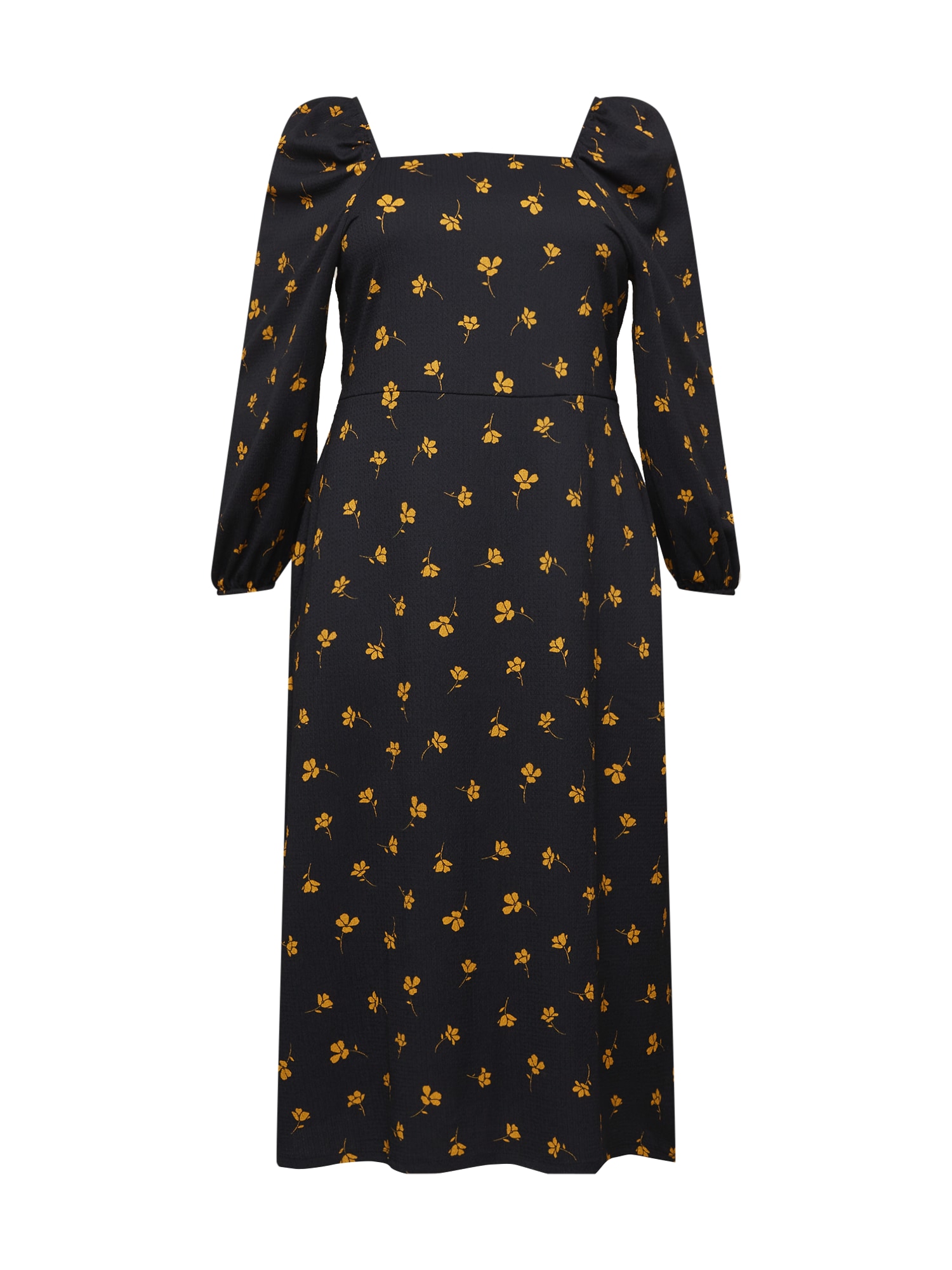 Dorothy Perkins Curve Obleka  zlato-rumena / črna