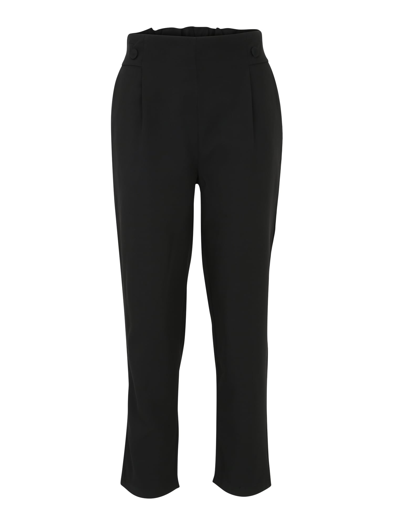 Dorothy Perkins Hlače z naborki  črna