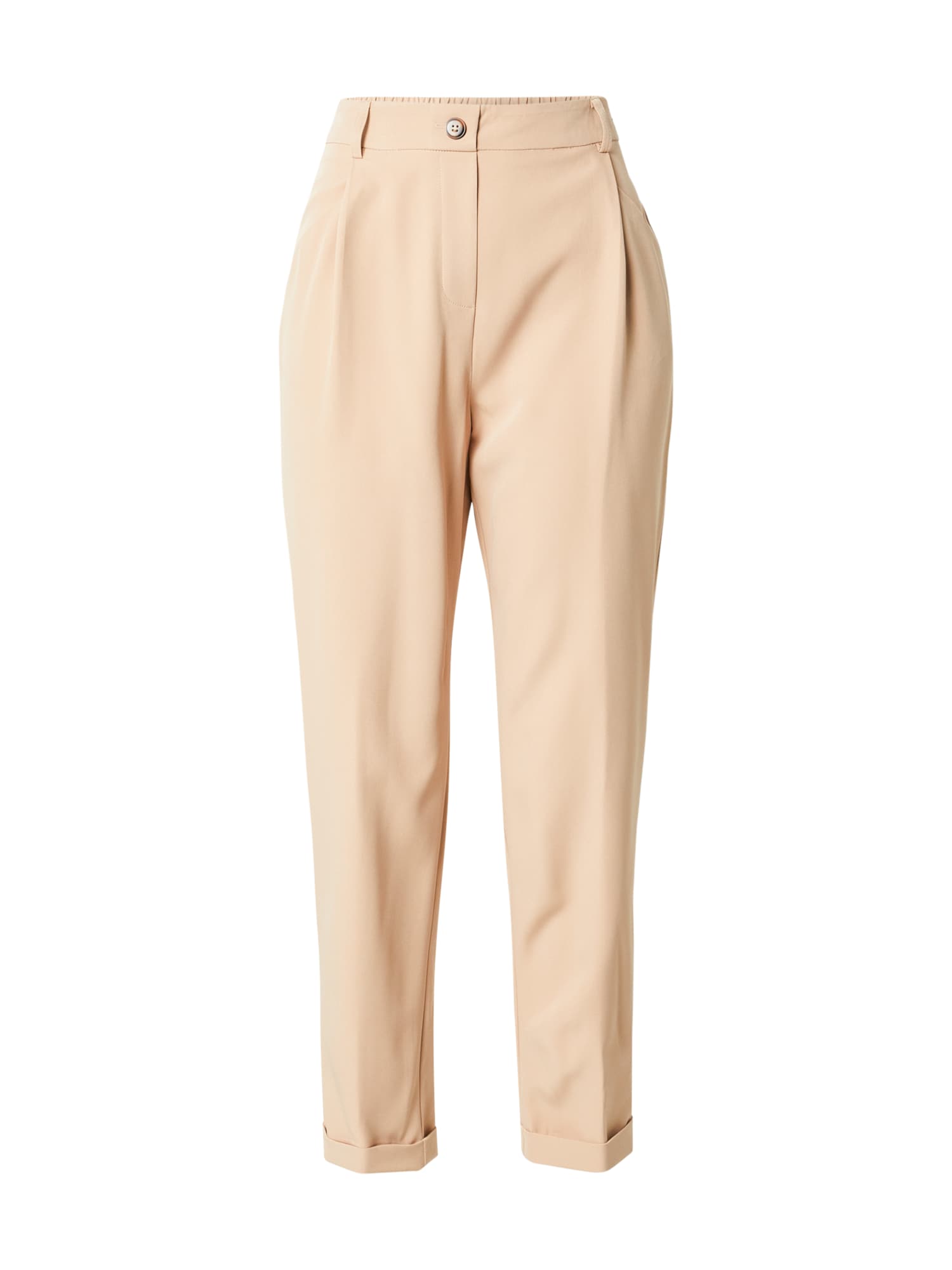 Dorothy Perkins Hlače z naborki  kapučino