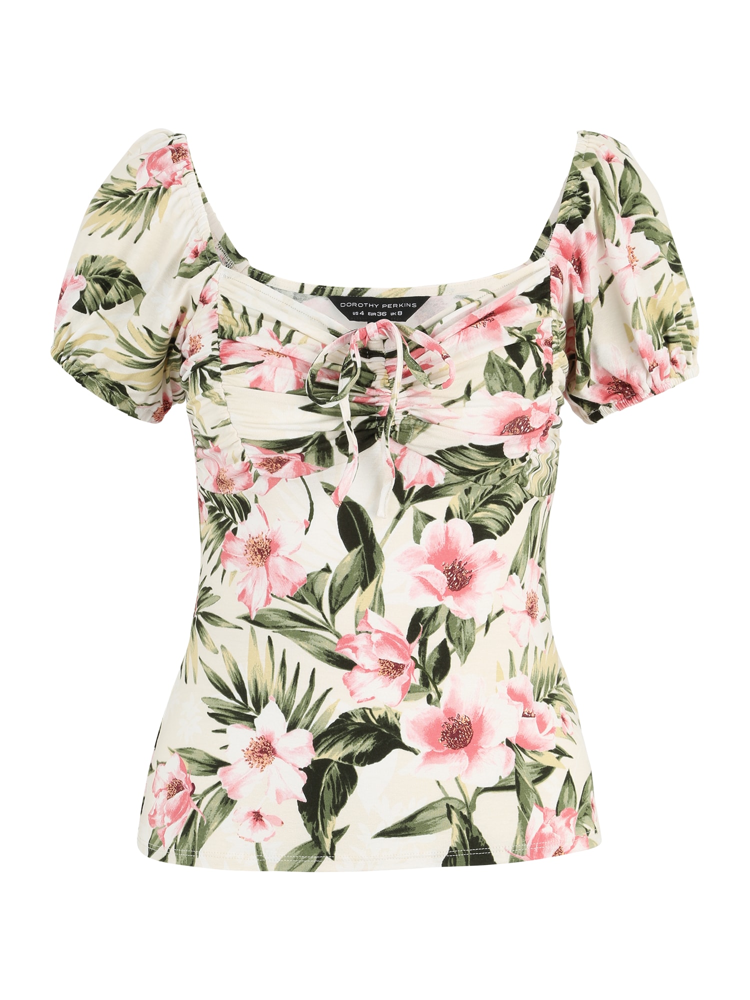 Dorothy Perkins Majica  kremna / zelena / jelka / roza