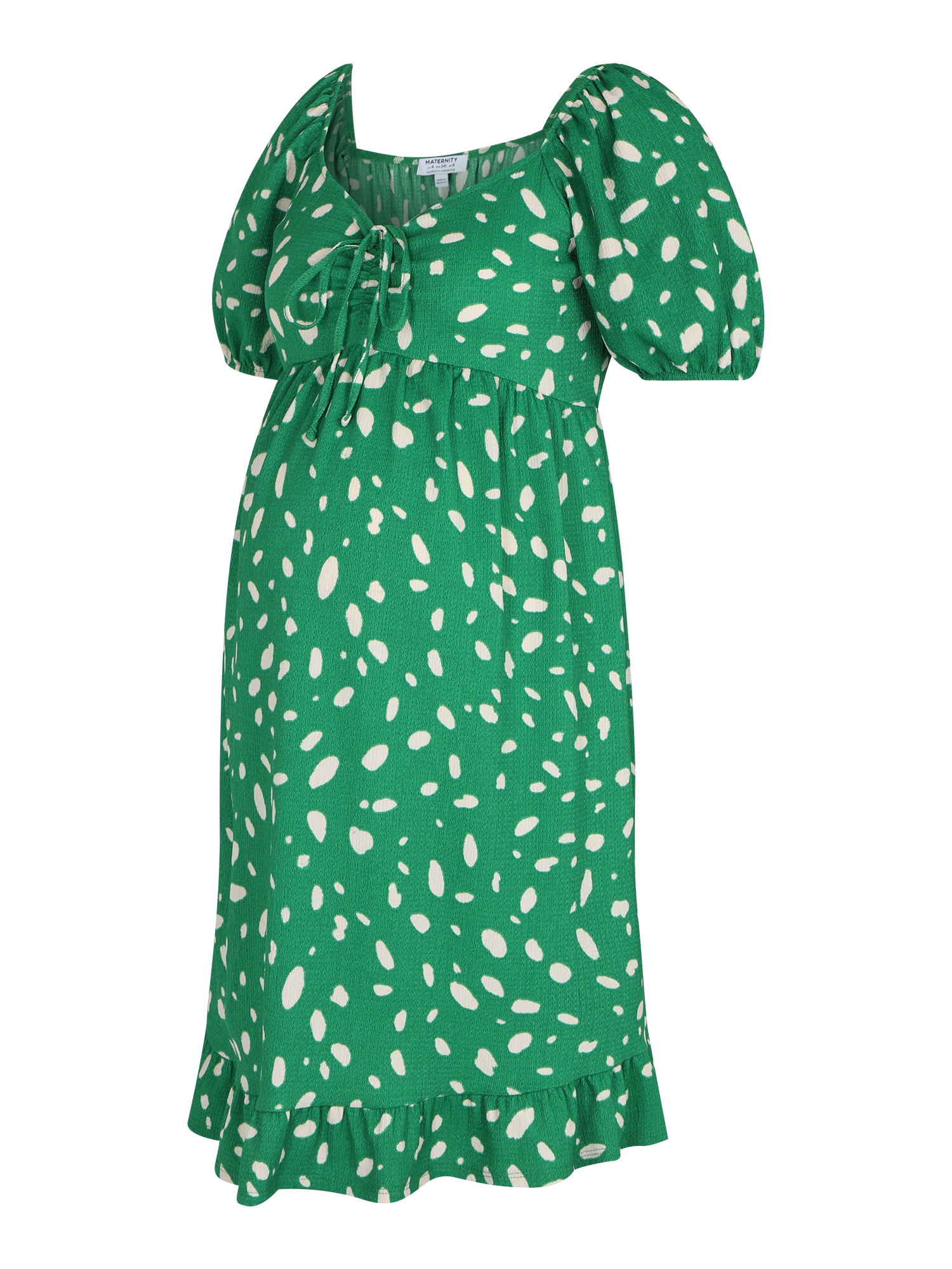 Dorothy Perkins Maternity Obleka  zelena / bela