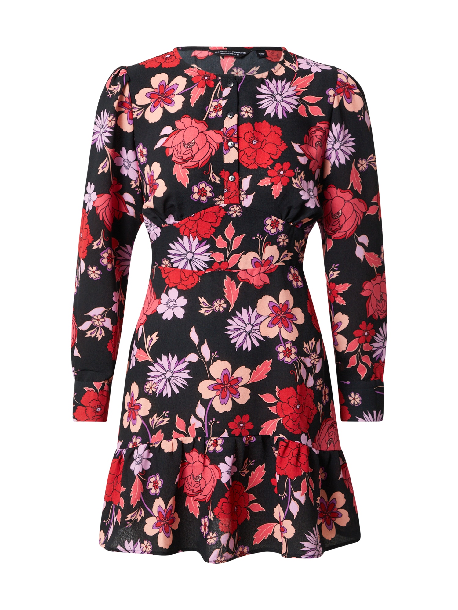 Dorothy Perkins Obleka  lila / puder / rdeča / črna