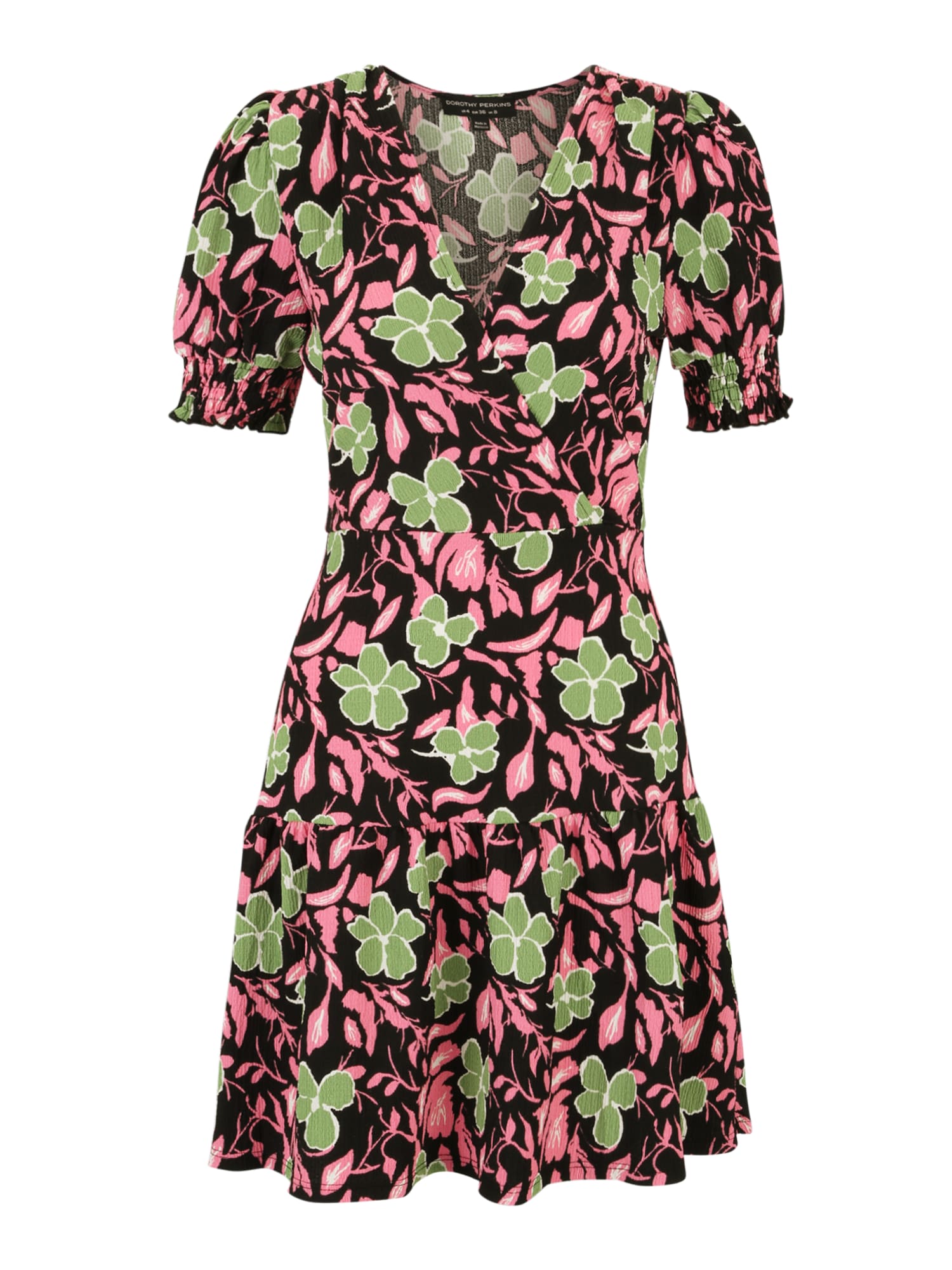 Dorothy Perkins Obleka  pastelno zelena / roza / črna / bela