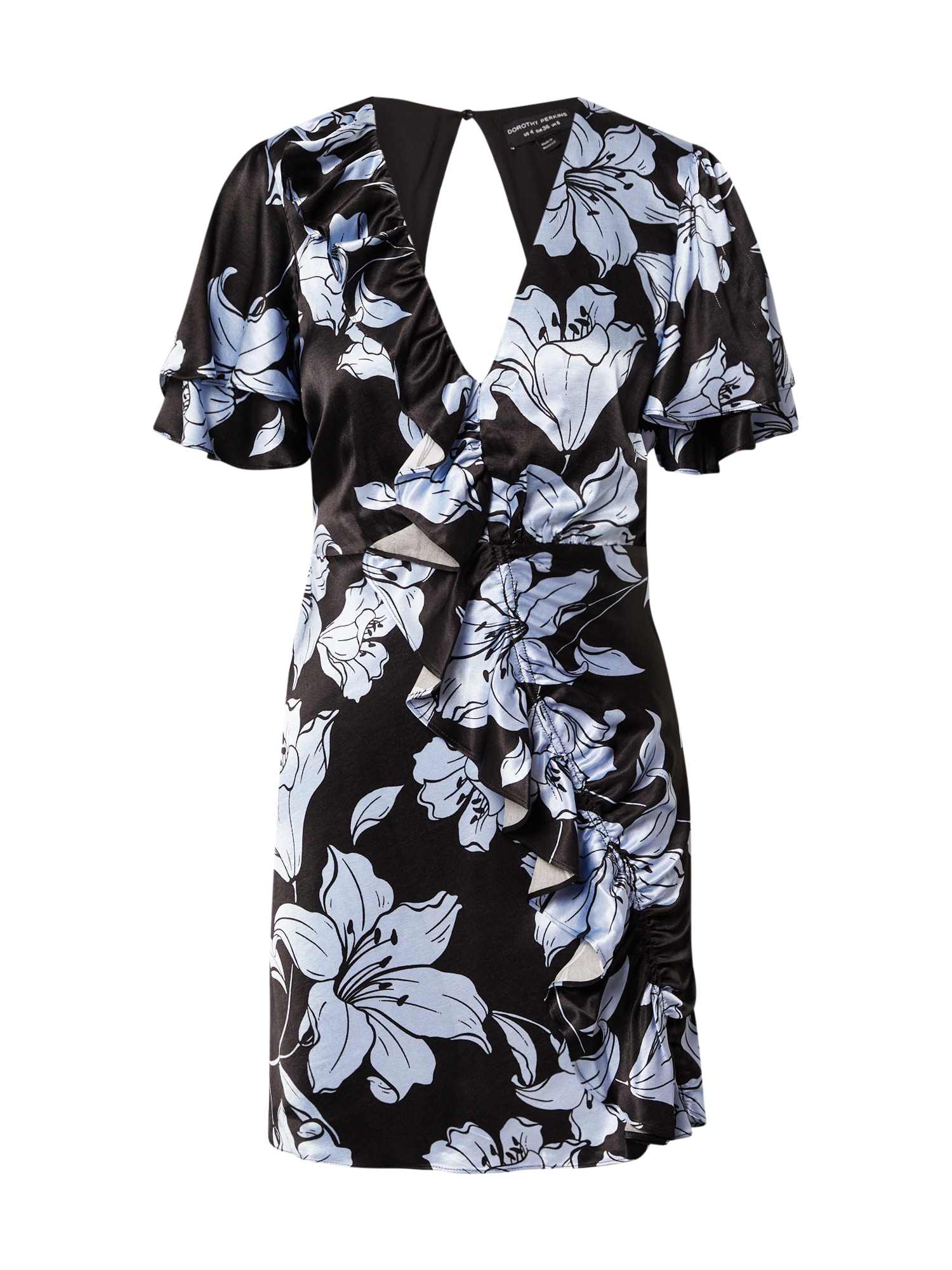 Dorothy Perkins Obleka  svetlo modra / črna
