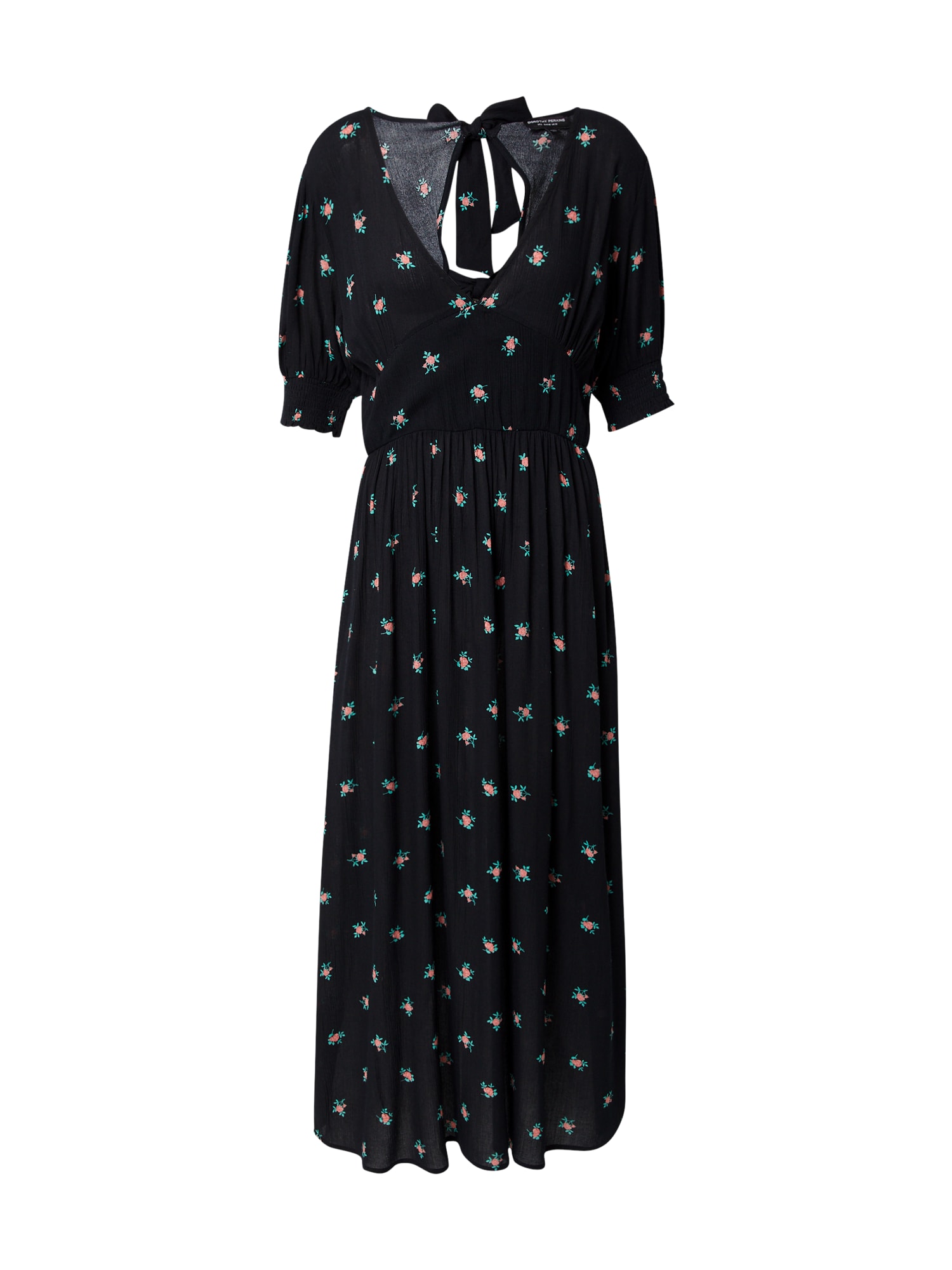 Dorothy Perkins Obleka  žad / pastelno rdeča / črna