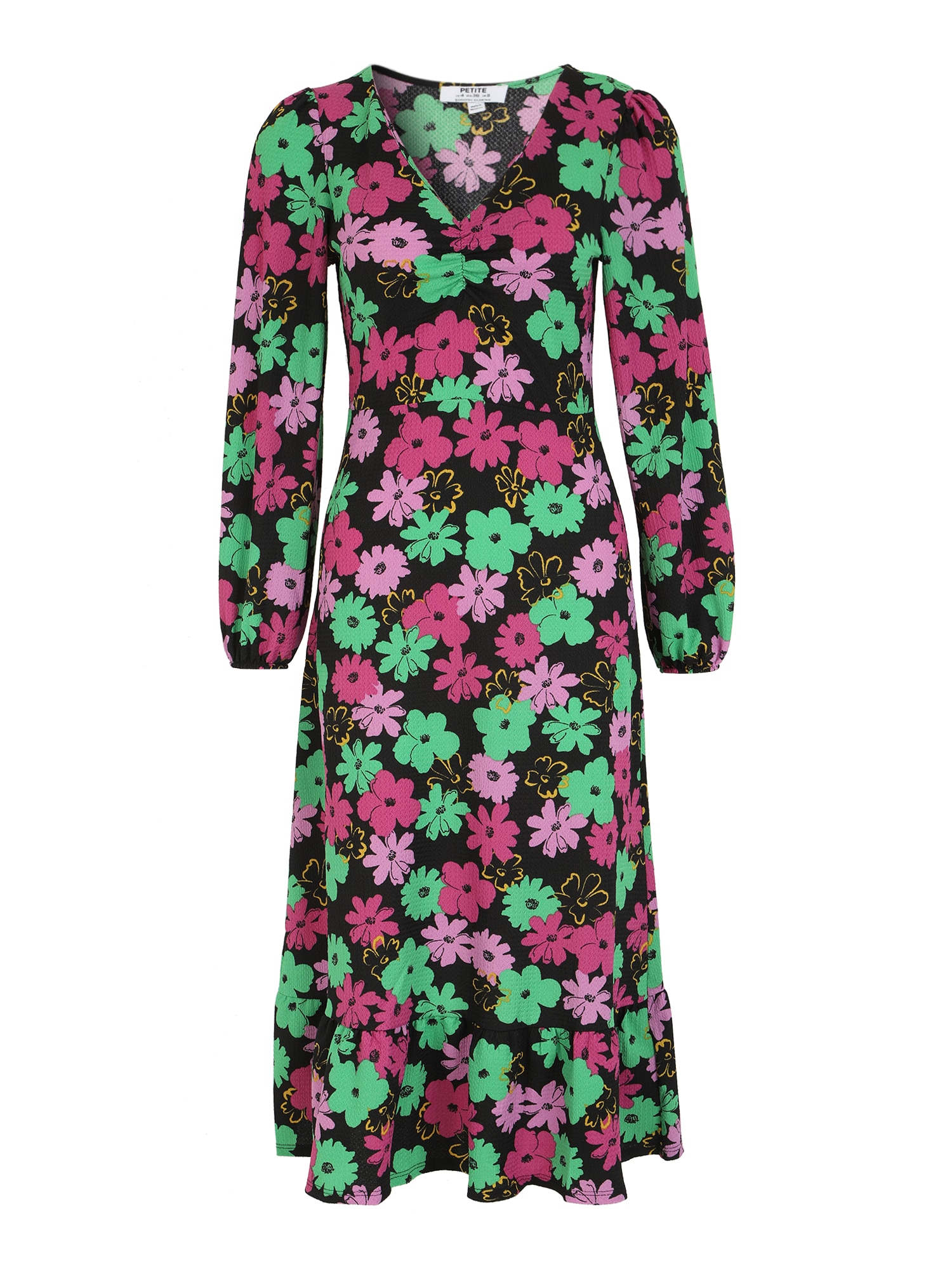 Dorothy Perkins Petite Obleka  antracit / mešane barve