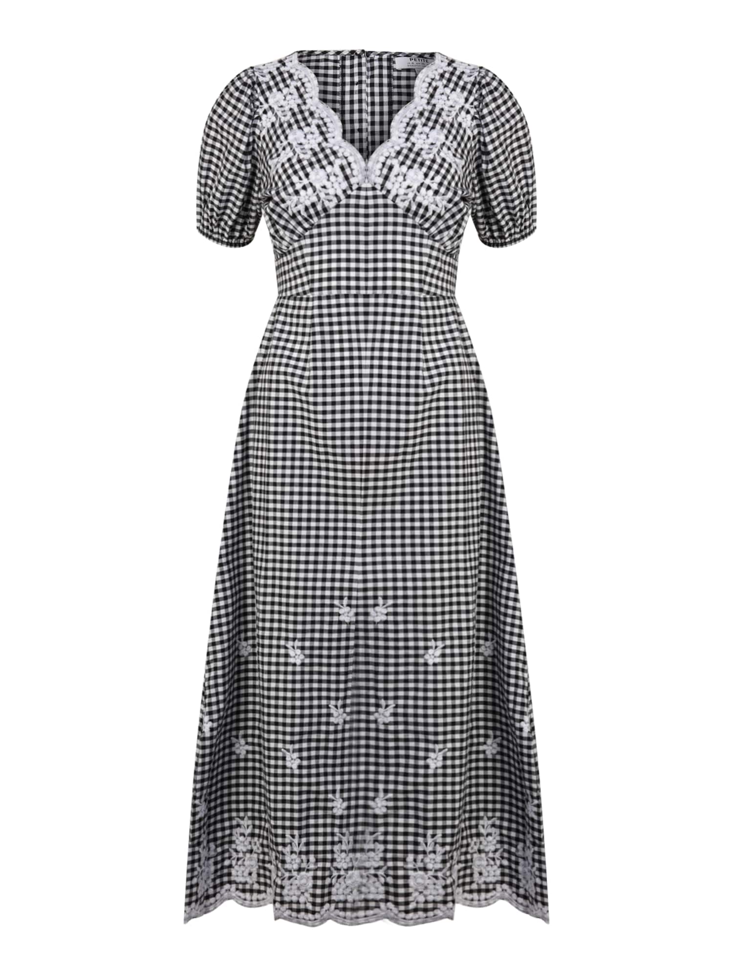 Dorothy Perkins Petite Obleka  črna / bela