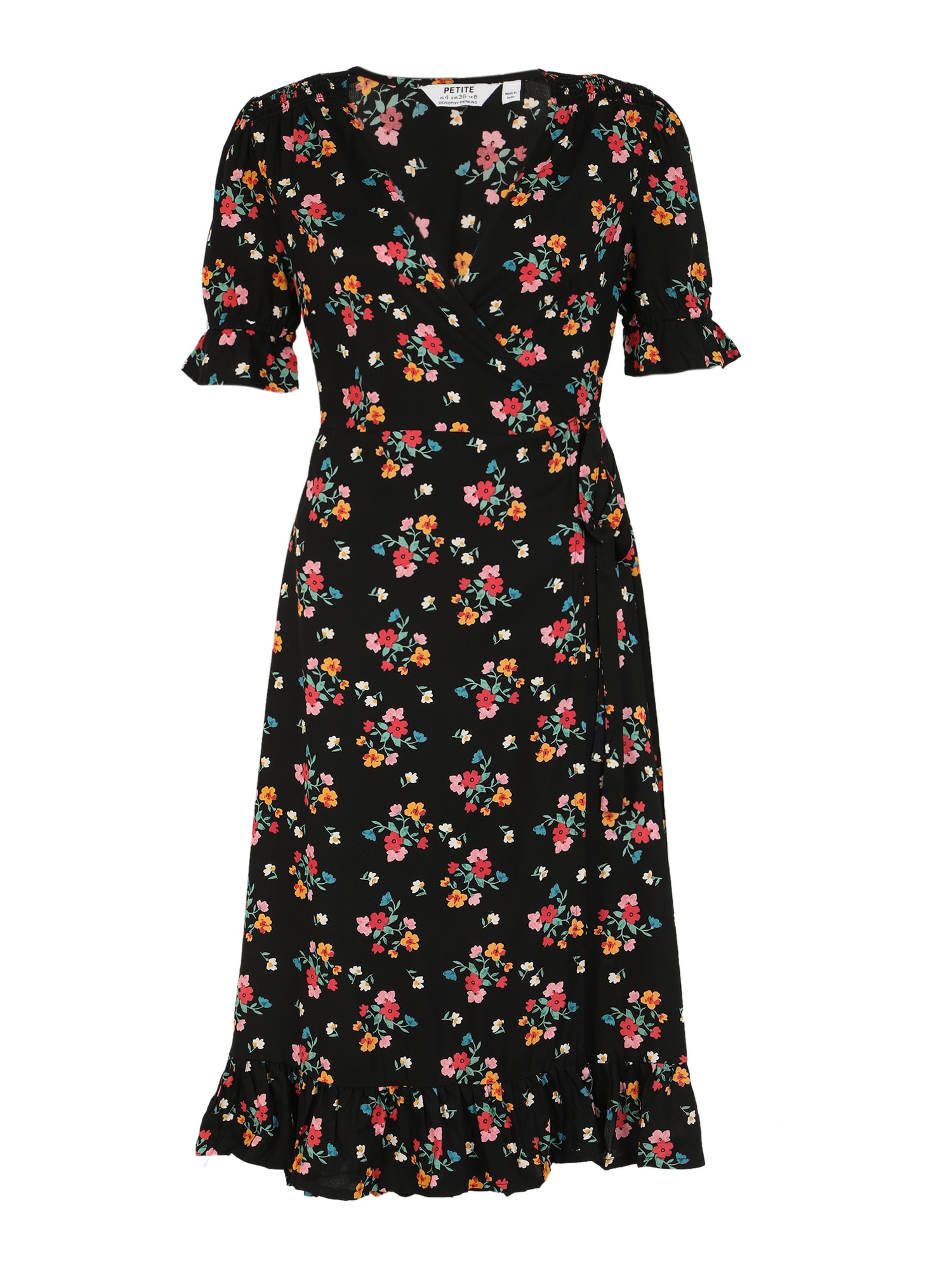 Dorothy Perkins Petite Obleka  mešane barve / črna