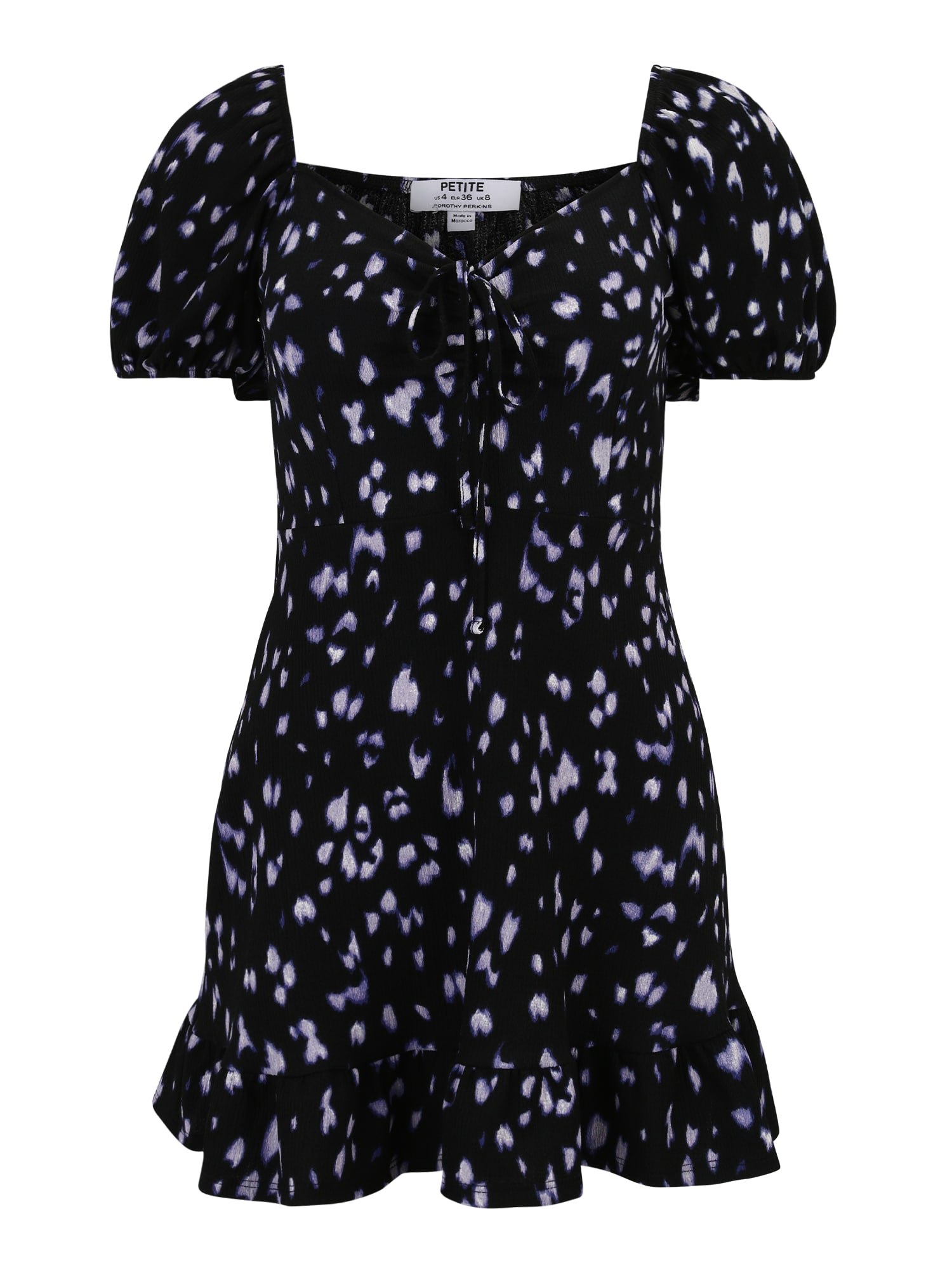 Dorothy Perkins Petite Obleka  svetlo lila / črna / bela