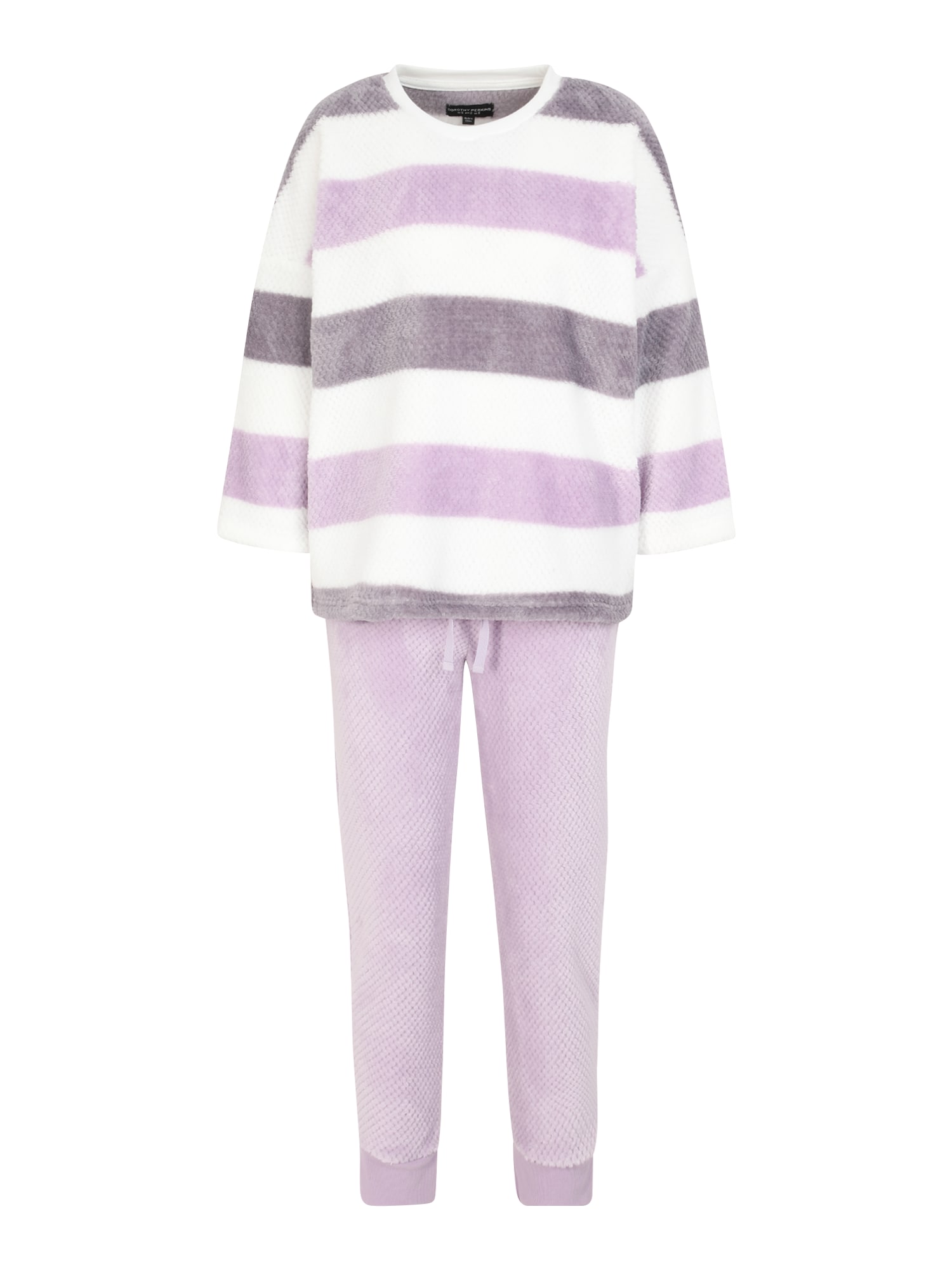 Dorothy Perkins Pižama  lila / temno liila / off-bela