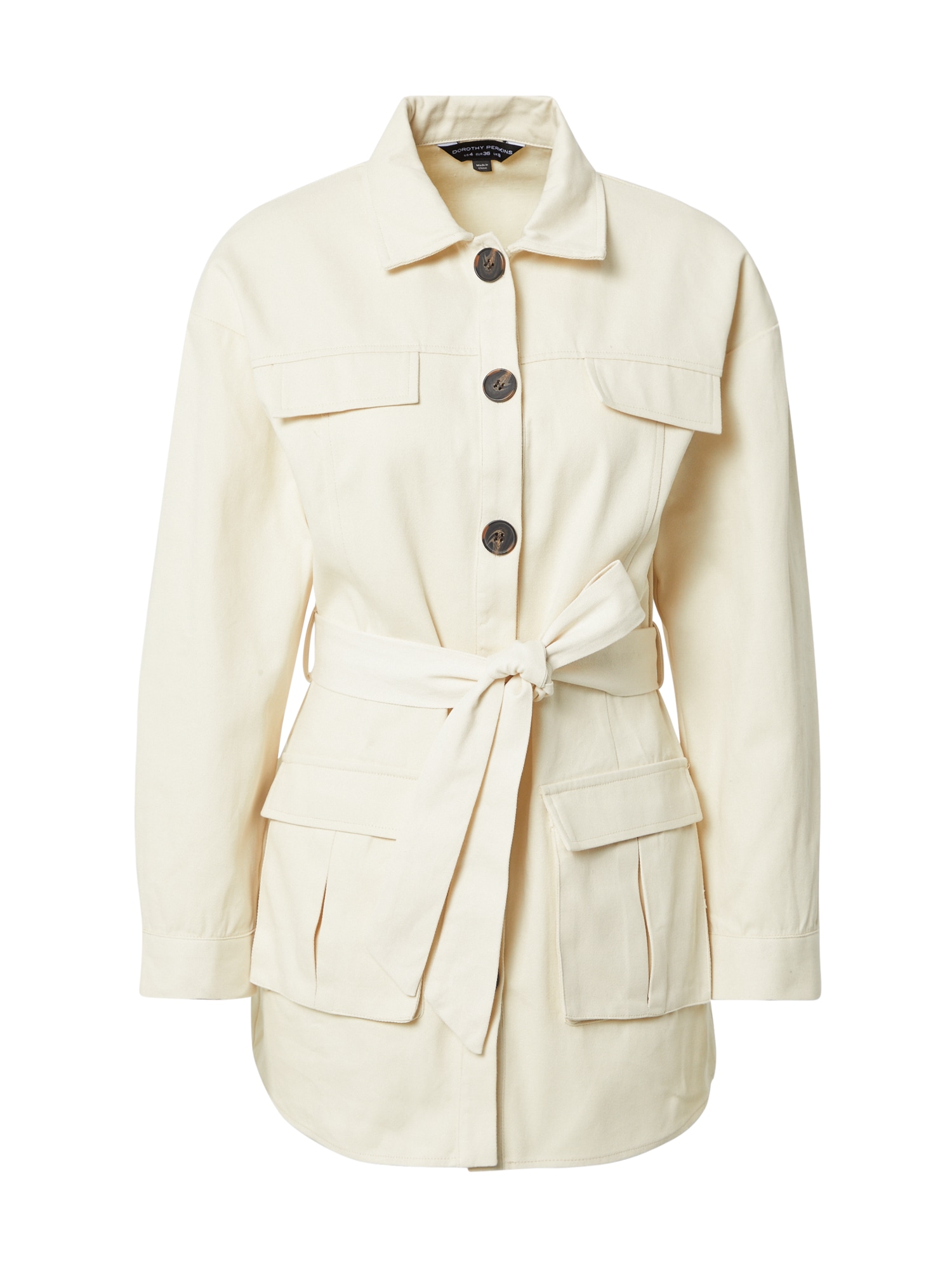 Dorothy Perkins Prehoden plašč  kremna