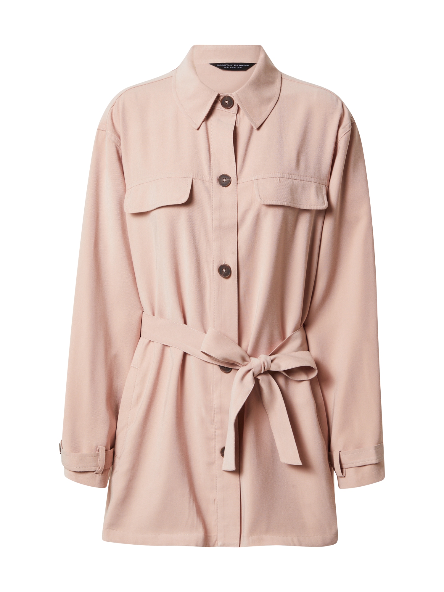 Dorothy Perkins Prehodna jakna 'Shacket'  pastelno roza