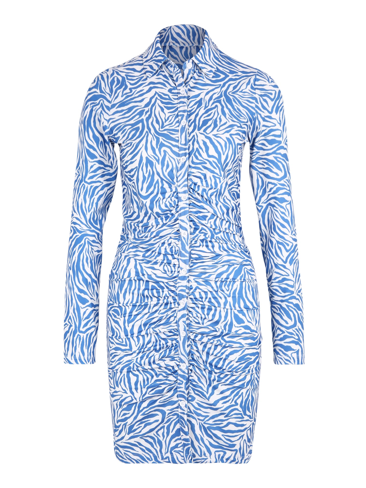 Dorothy Perkins Tall Dolga srajca  svetlo modra / bela
