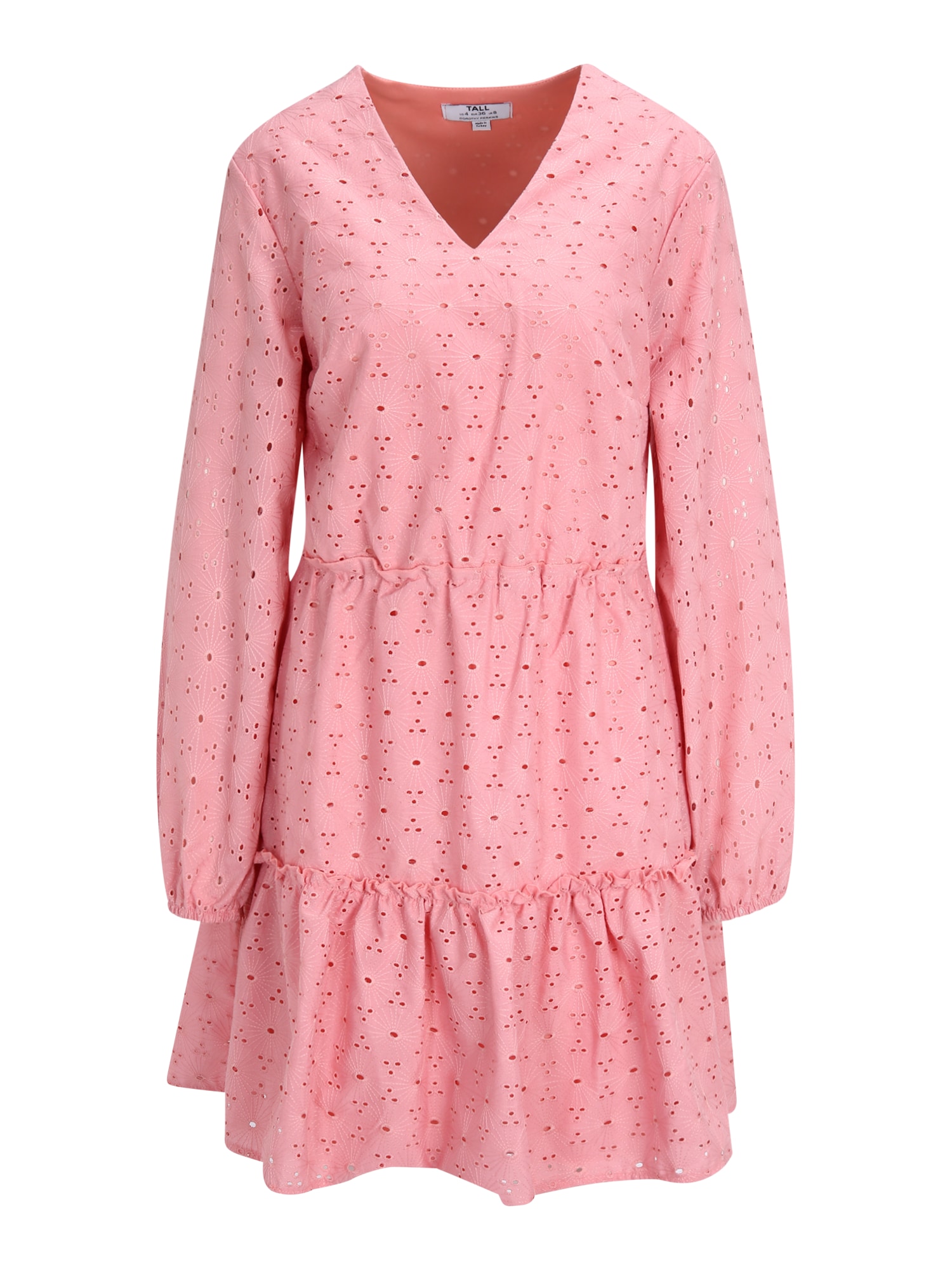 Dorothy Perkins Tall Obleka 'Broderie'  staro roza