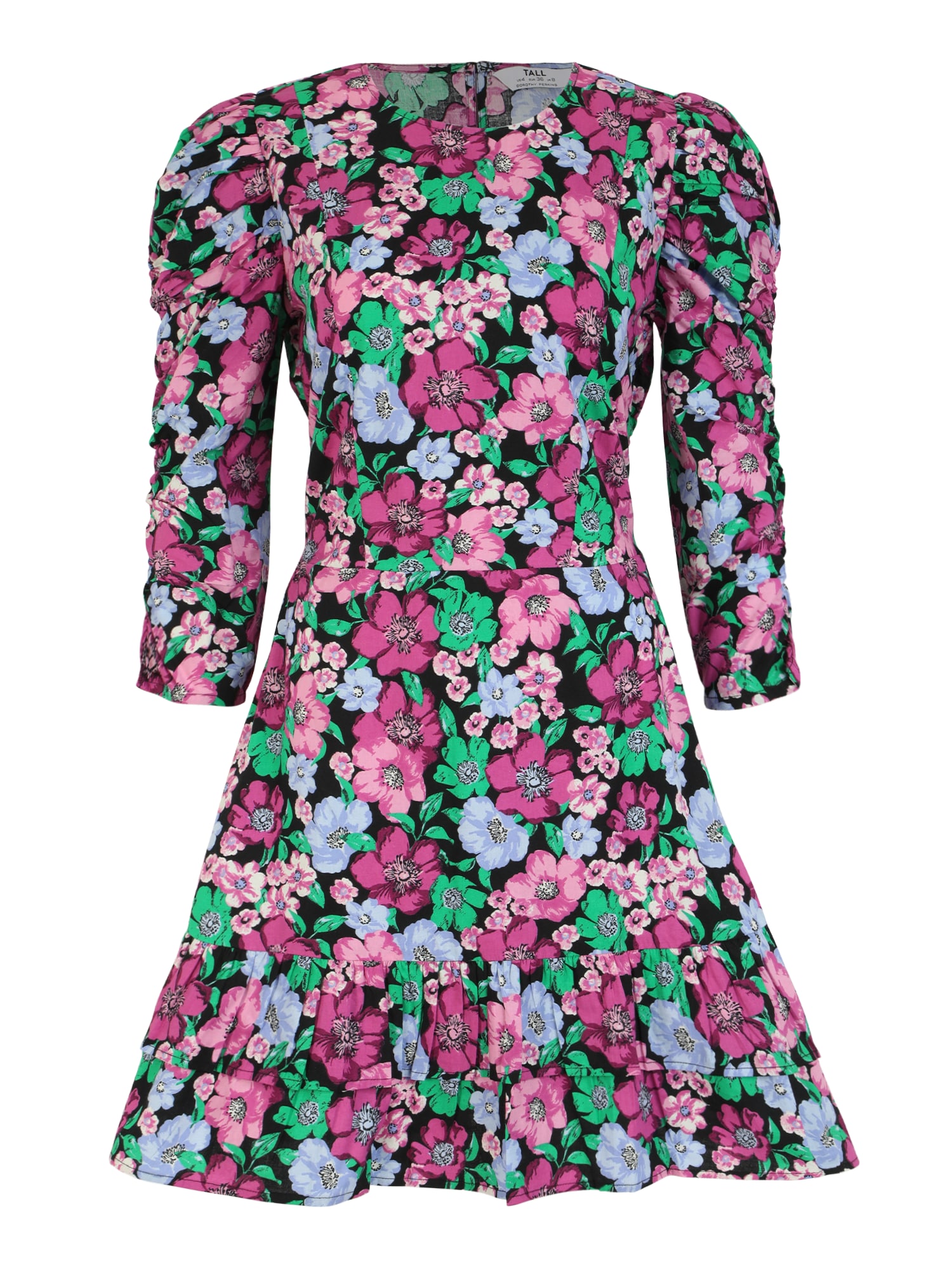 Dorothy Perkins Tall Obleka  svetlo modra / zelena / roza / rosé / črna