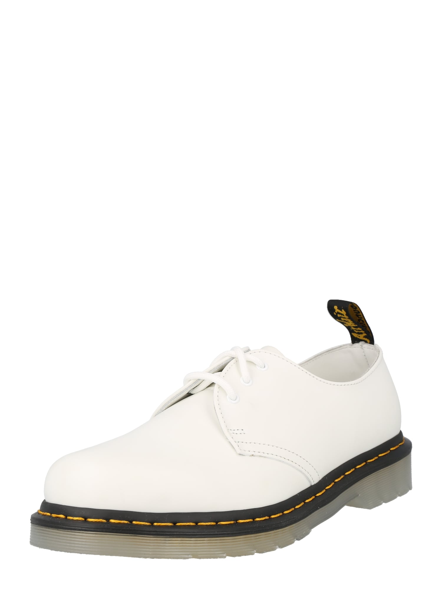 Dr. Martens Čevlji na vezalke  žafran / črna / bela