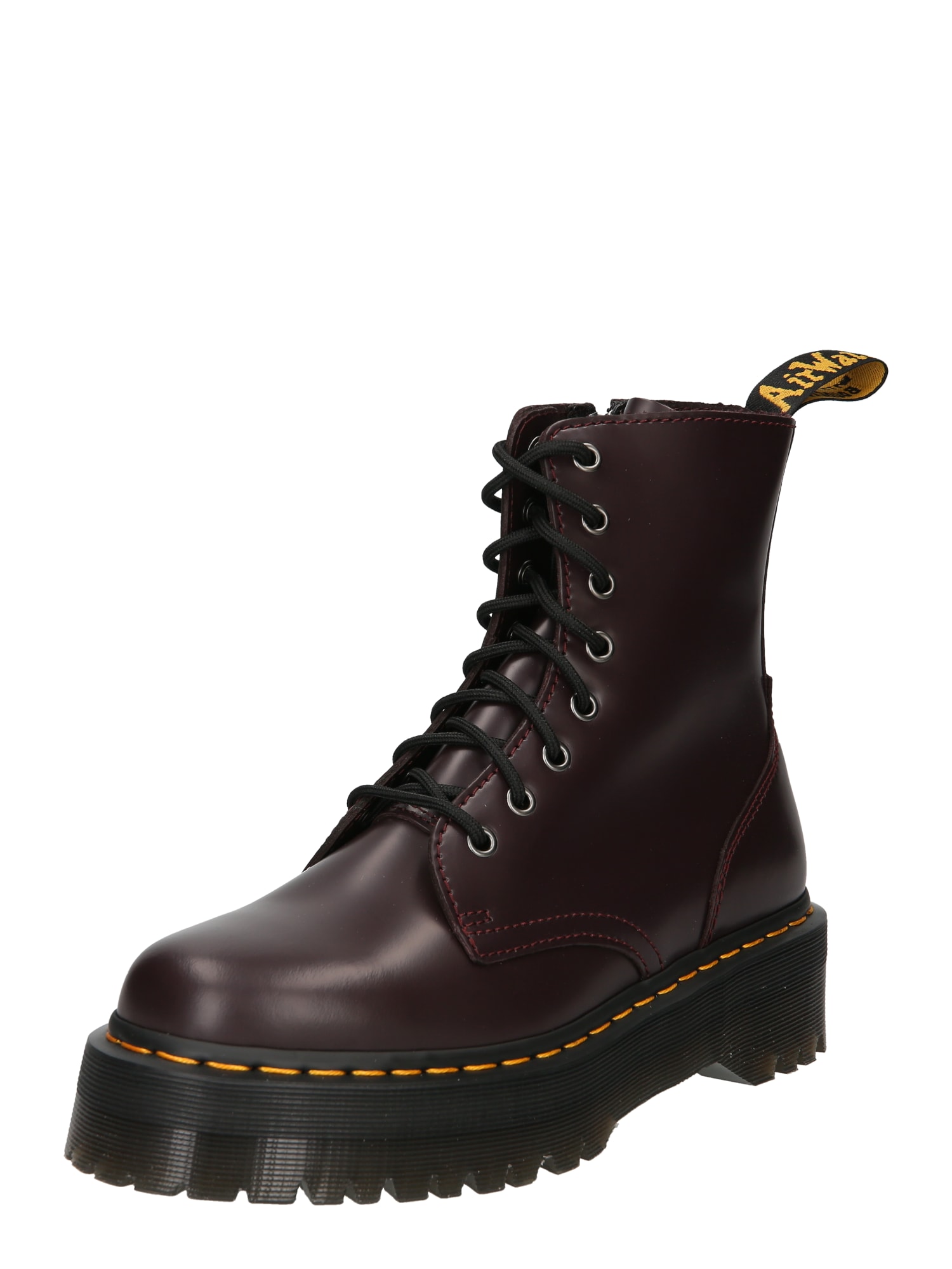 Dr. Martens Gležnarji z vezalkami 'Jadon'  rumena / burgund / črna